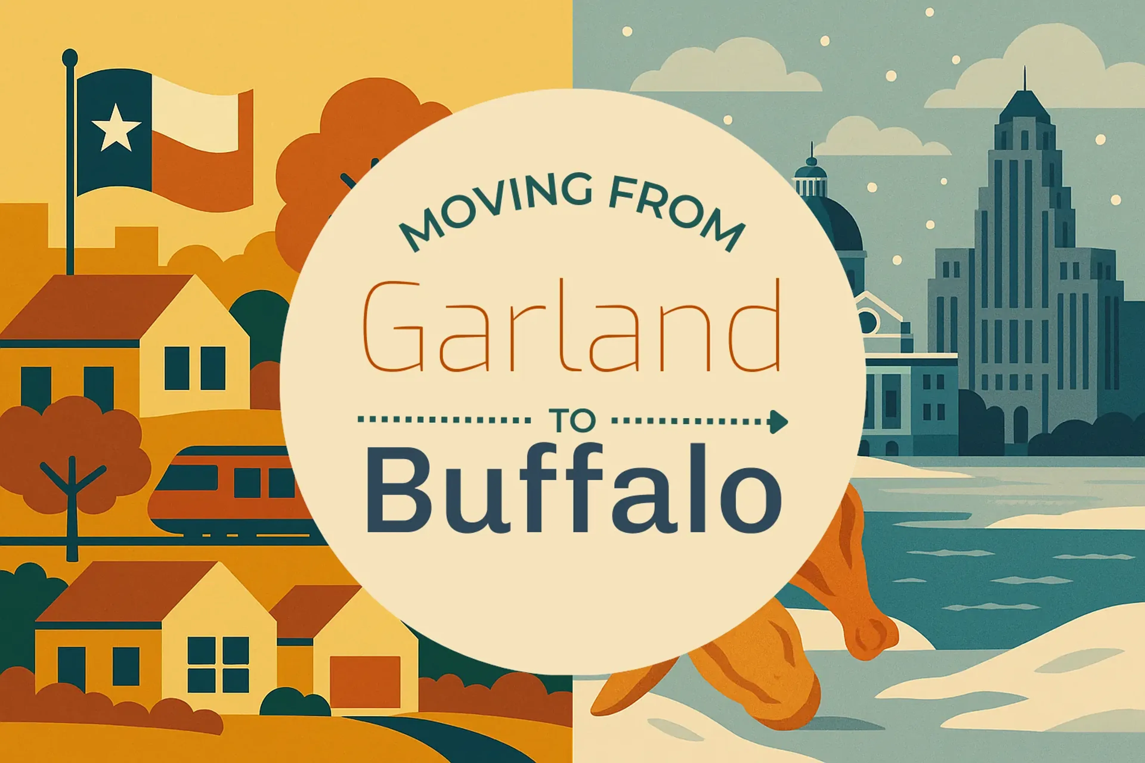 Side-by-side comparison of Garland to Buffalo moving companies