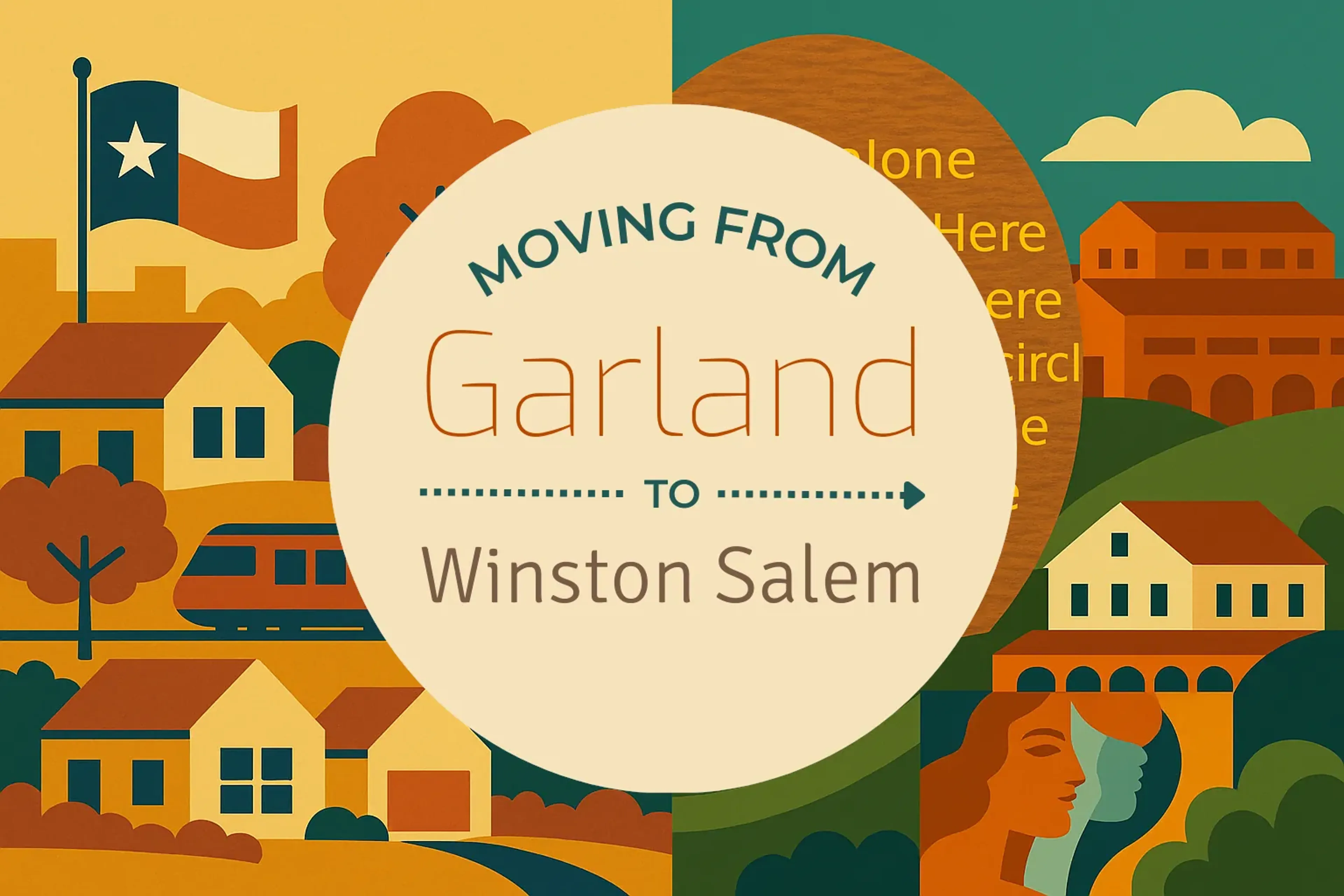 Side-by-side comparison of Garland to Winston Salem moving companies