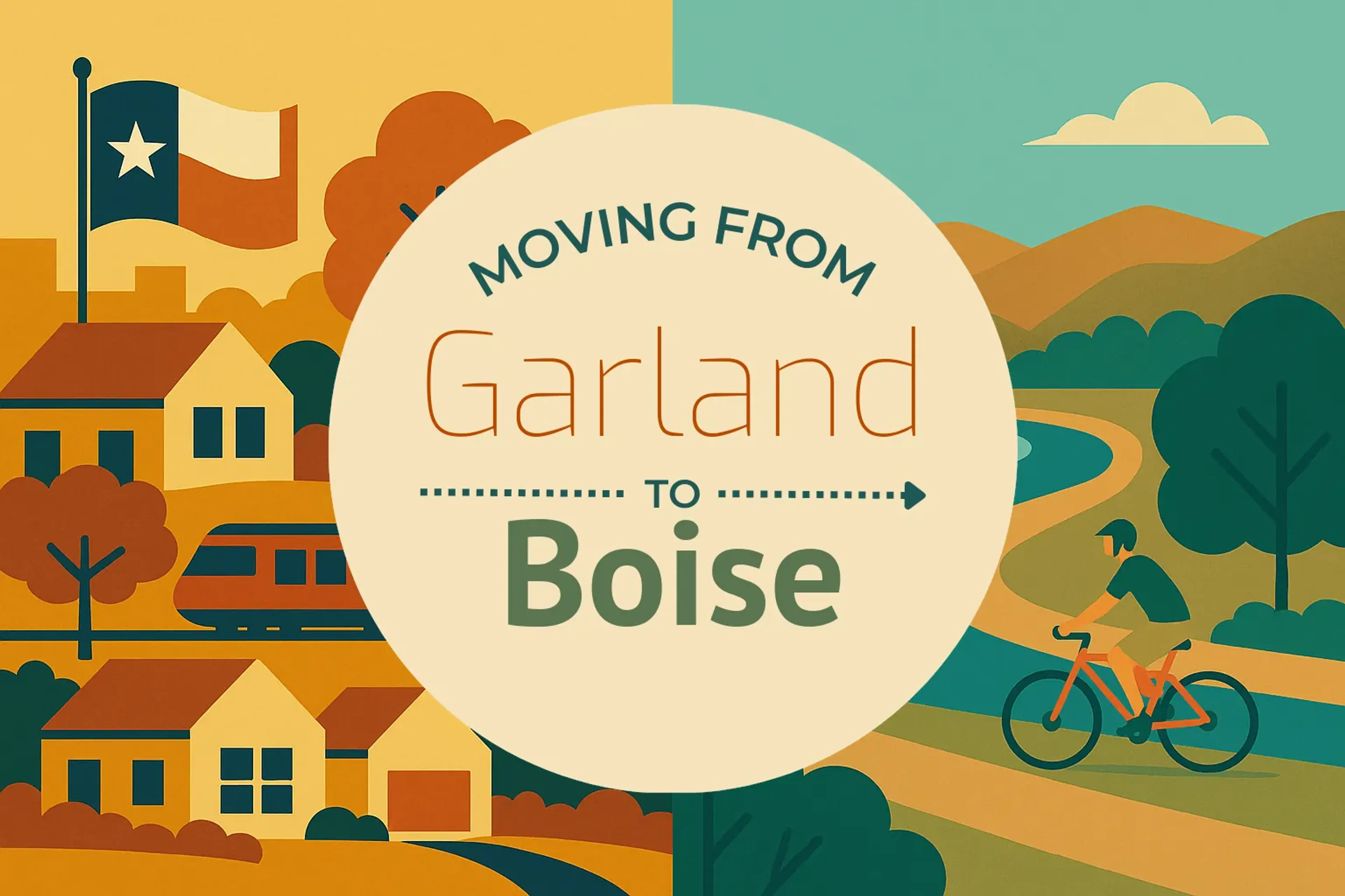 Side-by-side comparison of Garland to Boise moving companies
