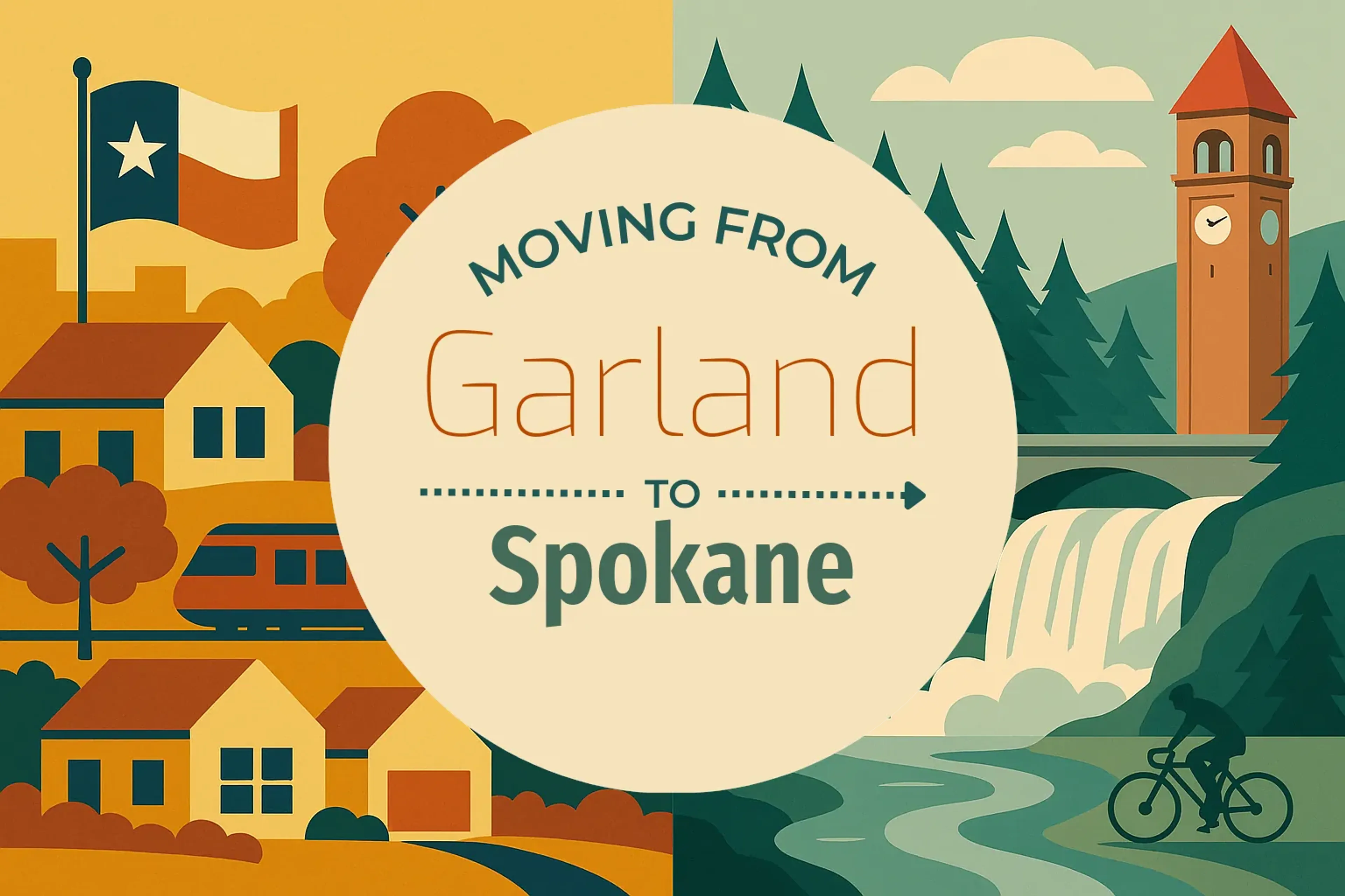 Side-by-side comparison of Garland to Spokane moving companies
