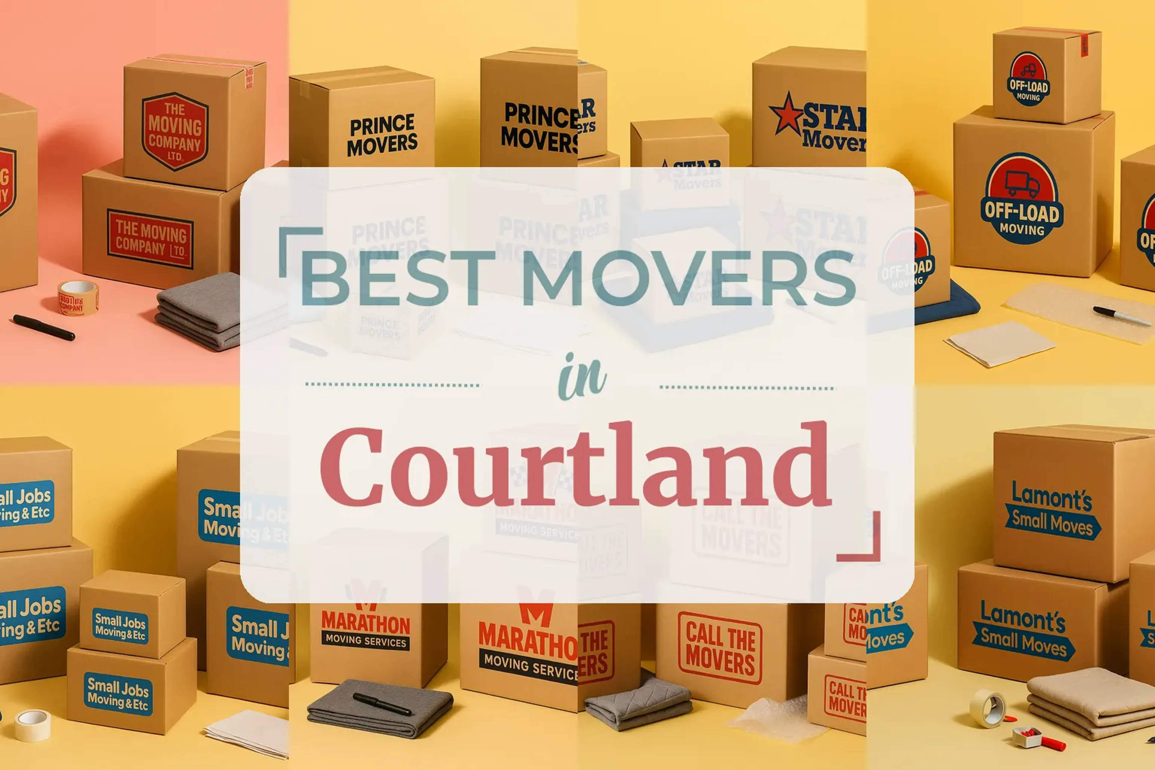 Side-by-side comparison of Courtland moving companies