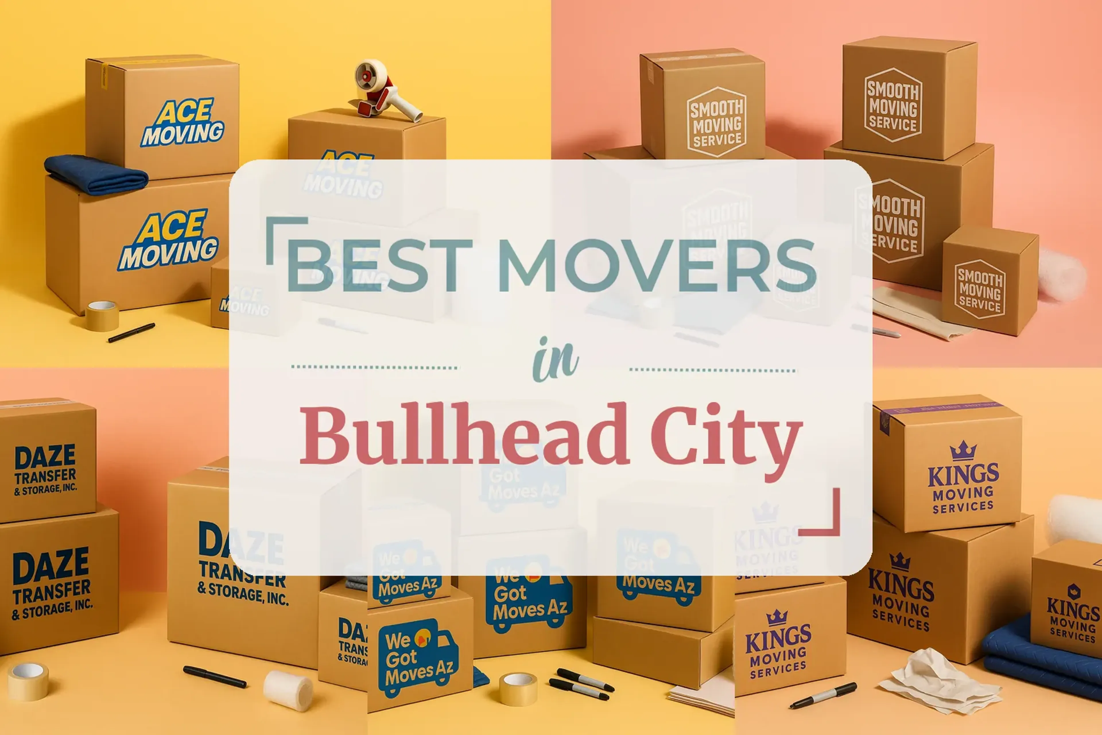 Side-by-side comparison of Bullhead City moving companies