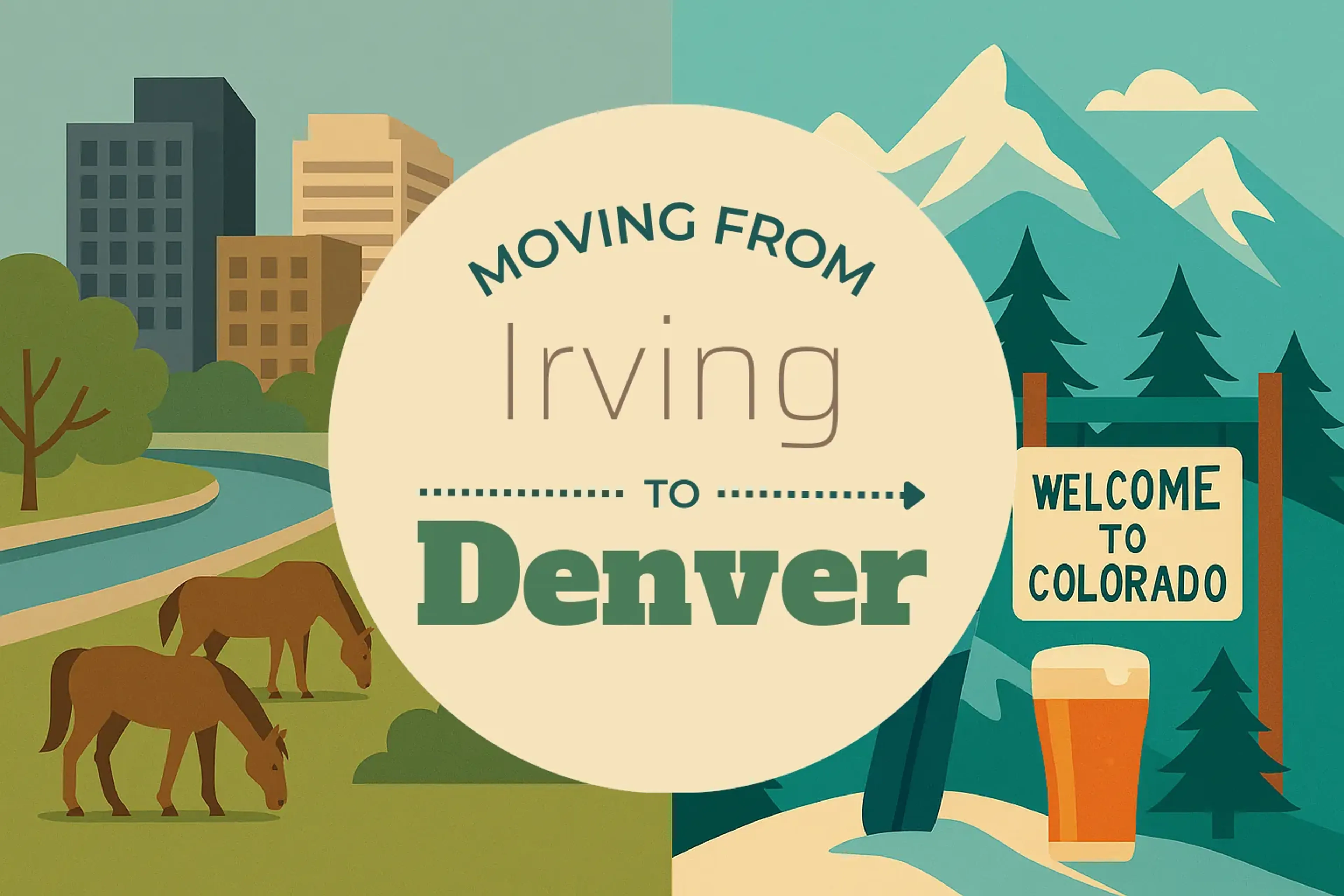 Side-by-side comparison of Irving to Denver moving companies