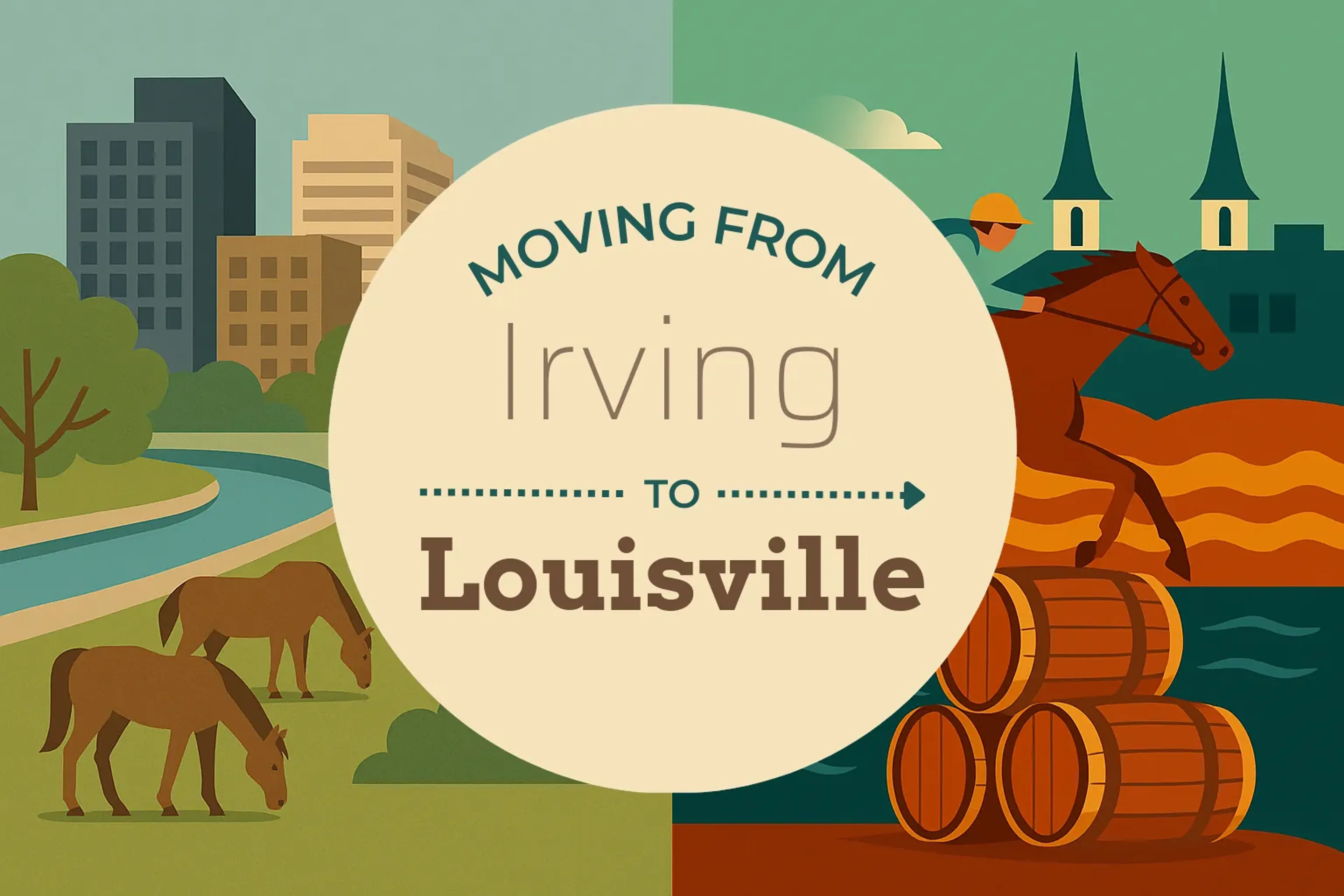 Side-by-side comparison of Irving to Louisville moving companies