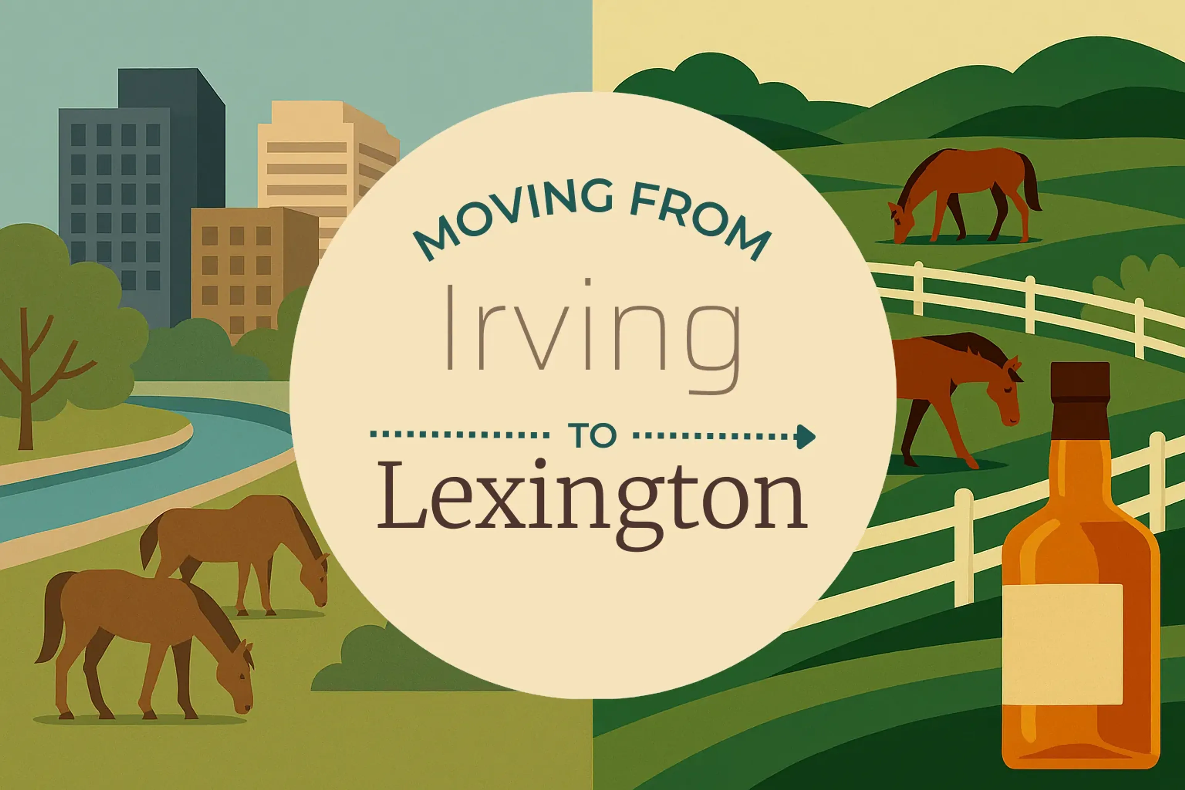 Side-by-side comparison of Irving to Lexington moving companies
