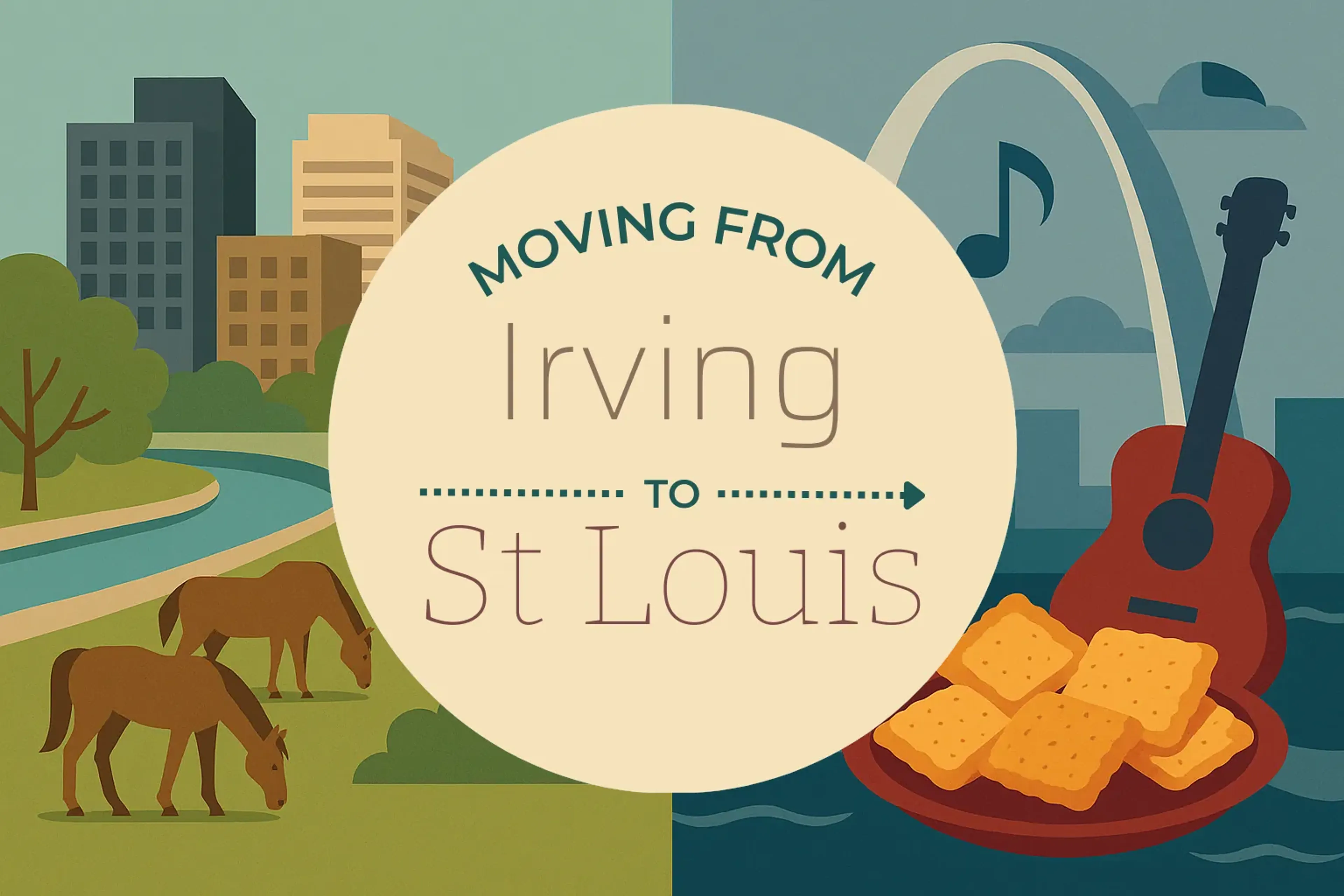 Side-by-side comparison of Irving to St. Louis moving companies