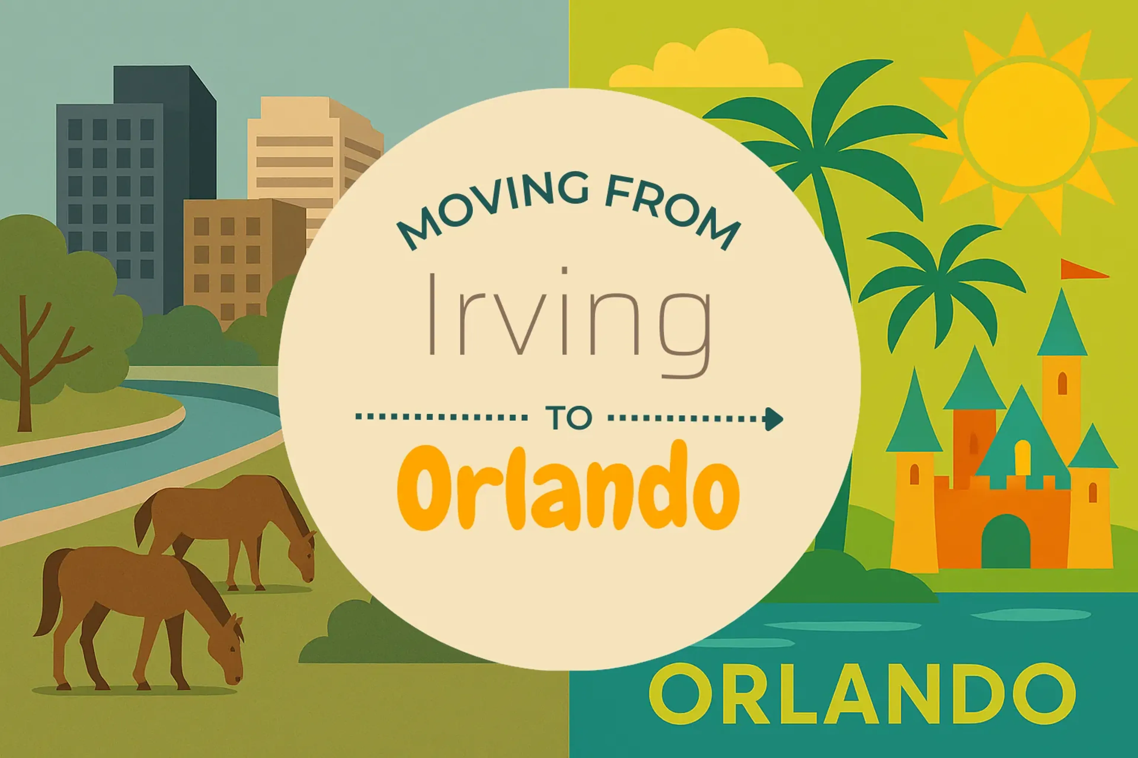 Side-by-side comparison of Irving to Orlando moving companies
