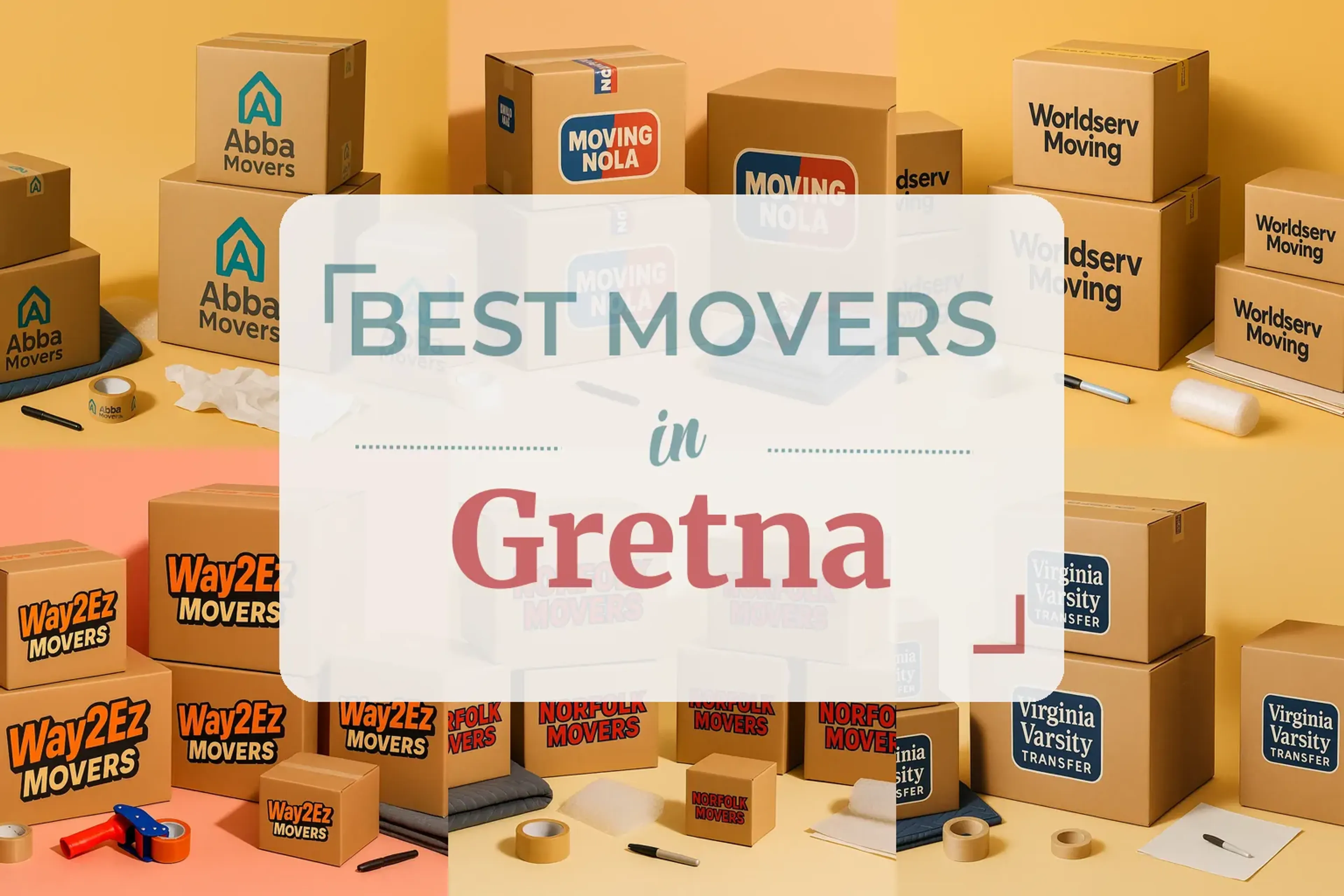 Side-by-side comparison of Gretna moving companies