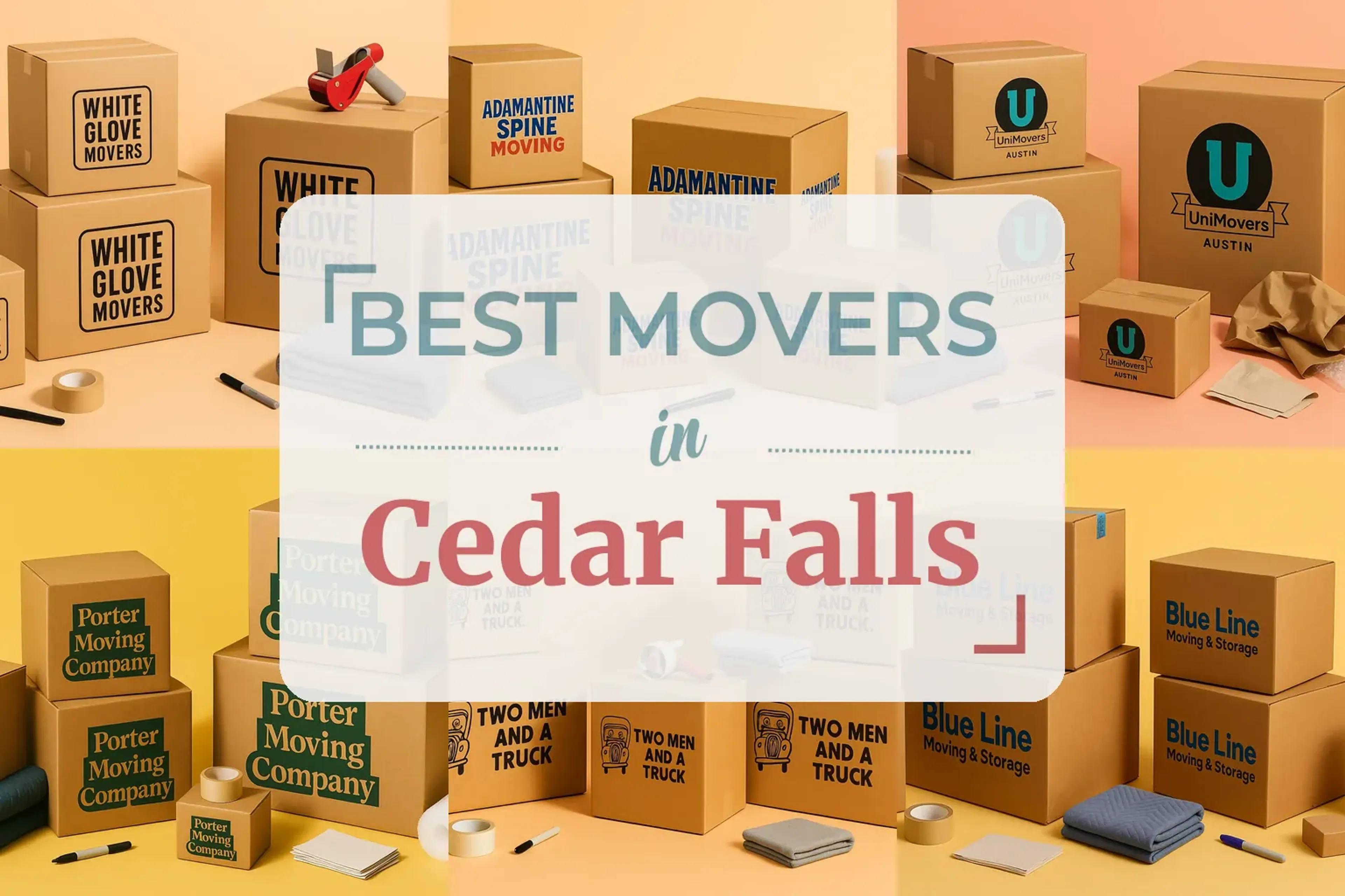 Side-by-side comparison of Cedar Falls moving companies