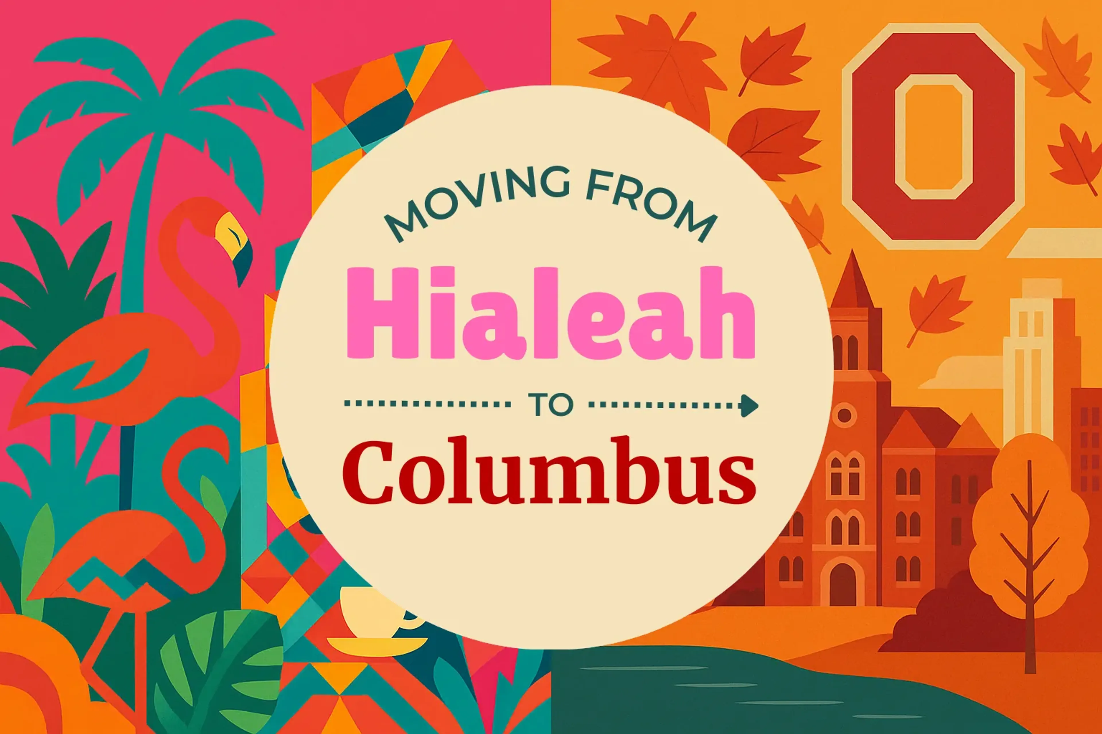 Side-by-side comparison of Hialeah to Columbus moving companies