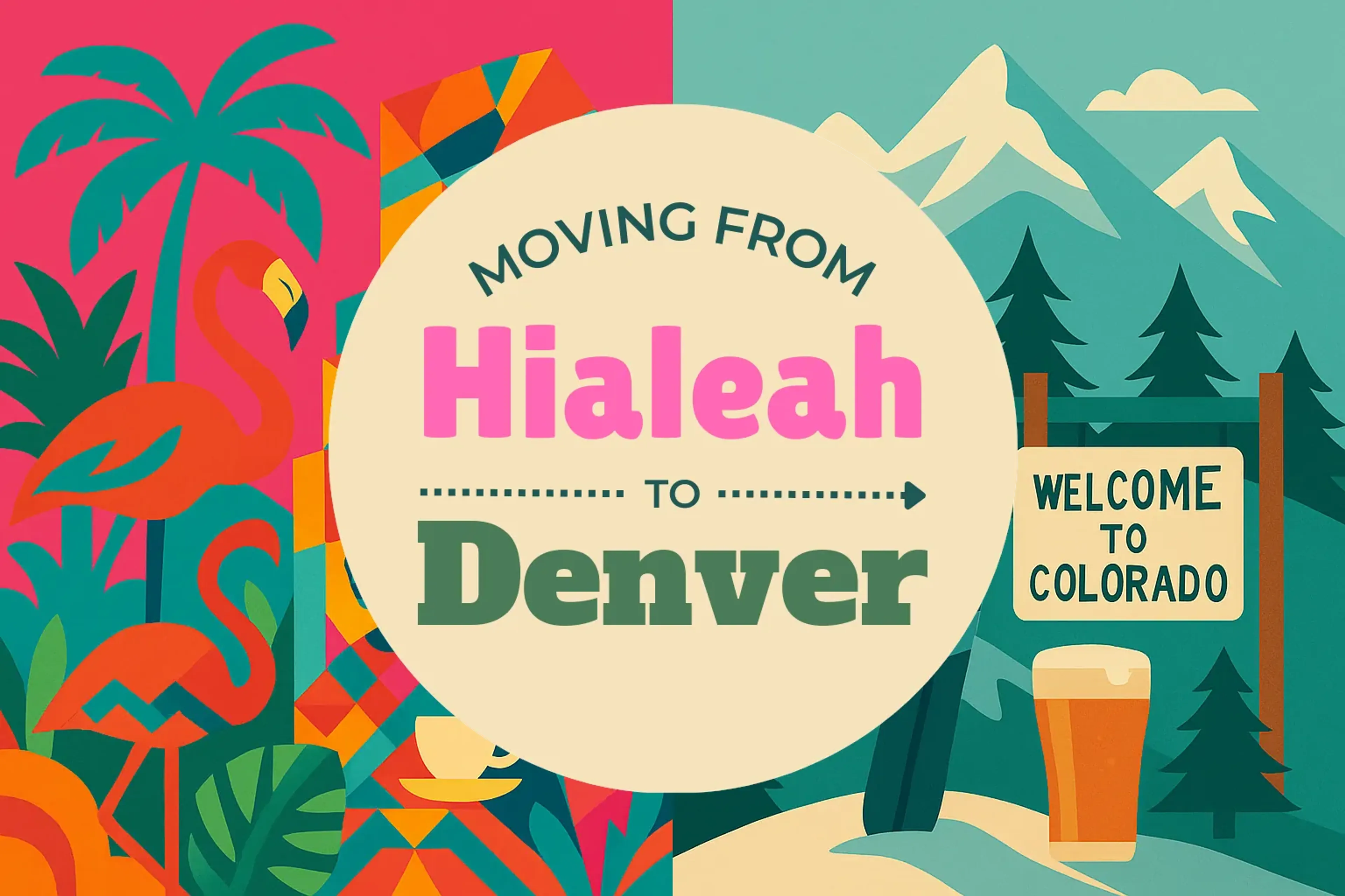 Side-by-side comparison of Hialeah to Denver moving companies