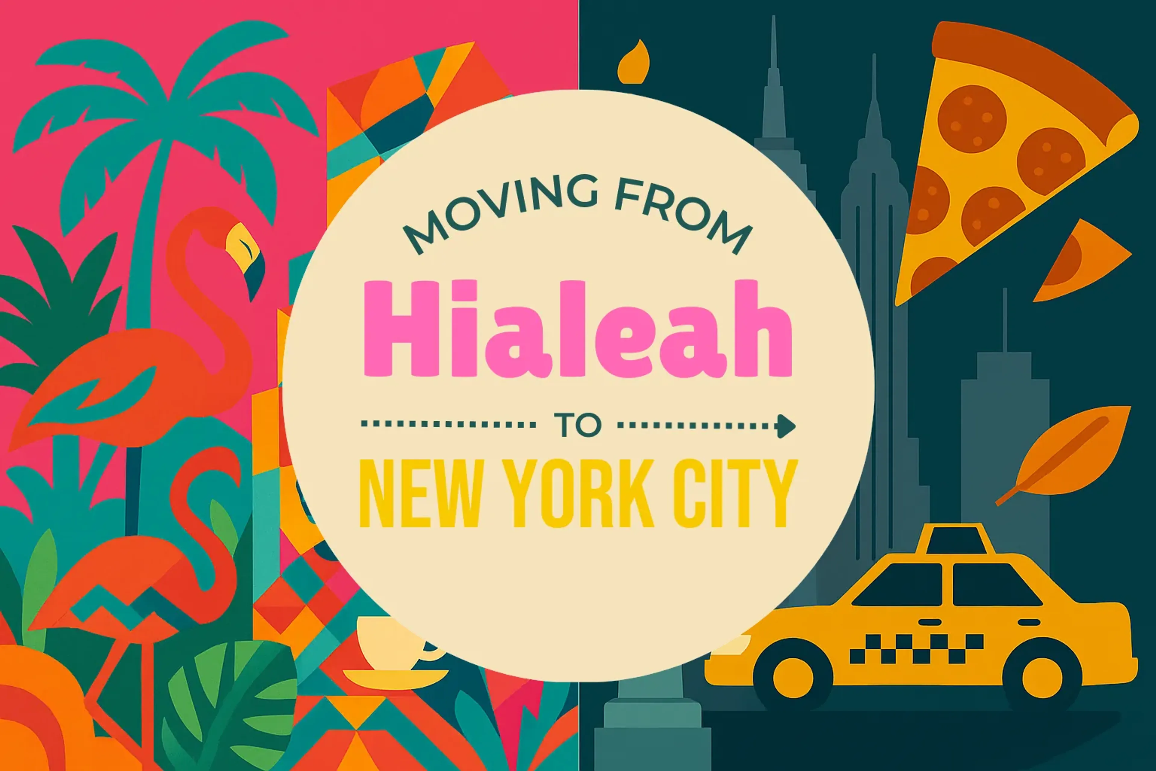 Side-by-side comparison of Hialeah to New York City moving companies