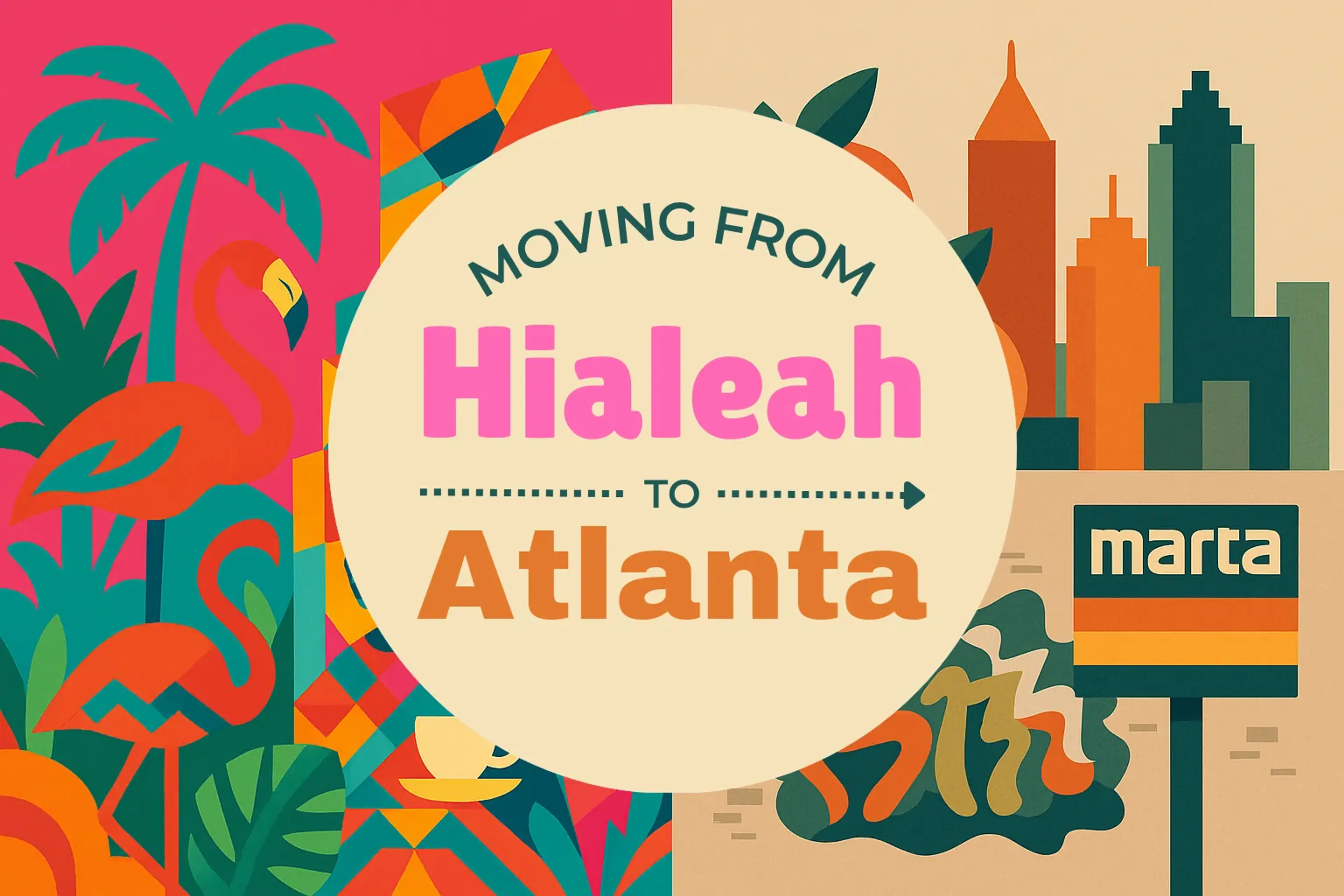 Side-by-side comparison of Hialeah to Atlanta moving companies
