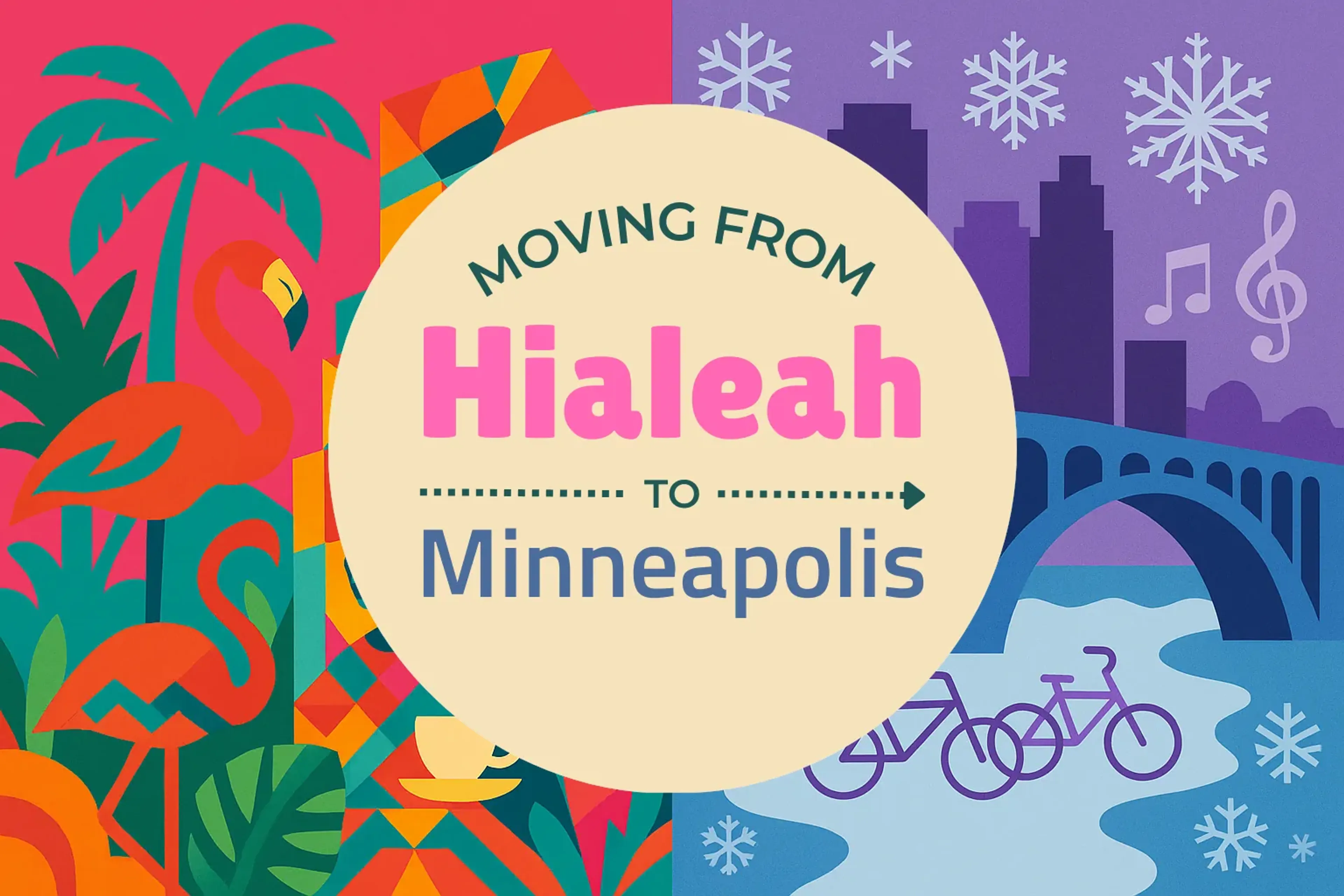 Side-by-side comparison of Hialeah to Minneapolis moving companies