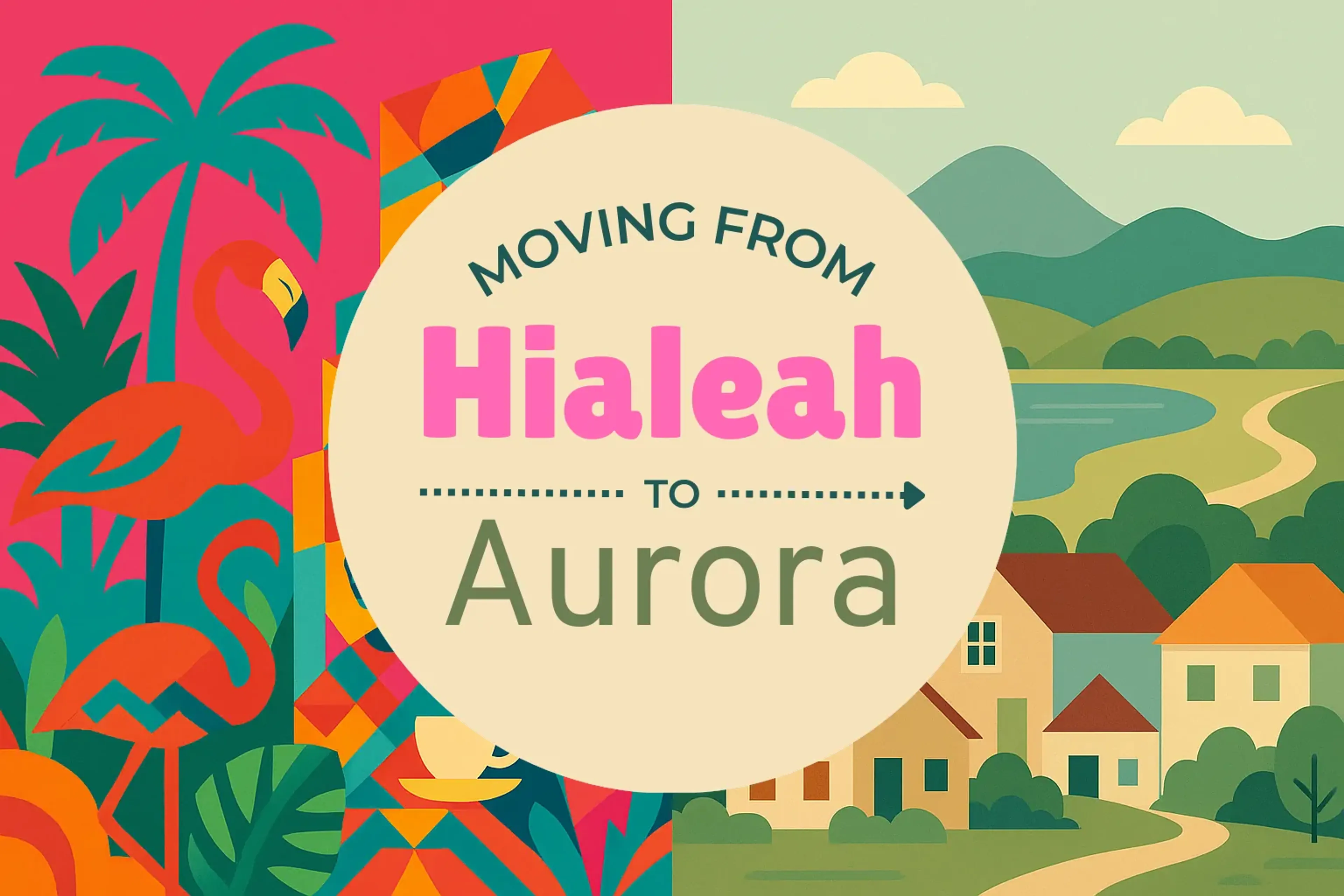 Side-by-side comparison of Hialeah to Aurora moving companies