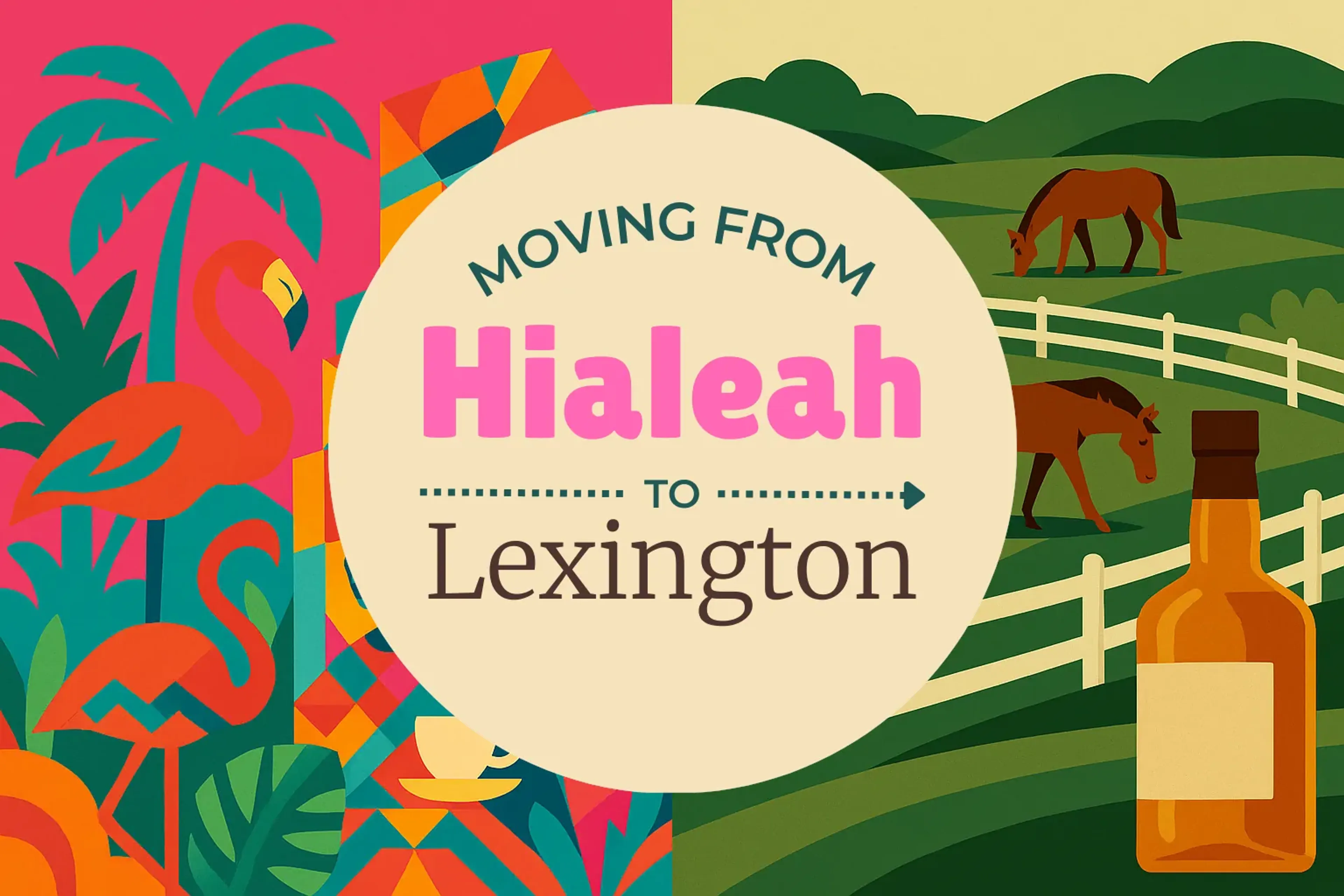 Side-by-side comparison of Hialeah to Lexington moving companies