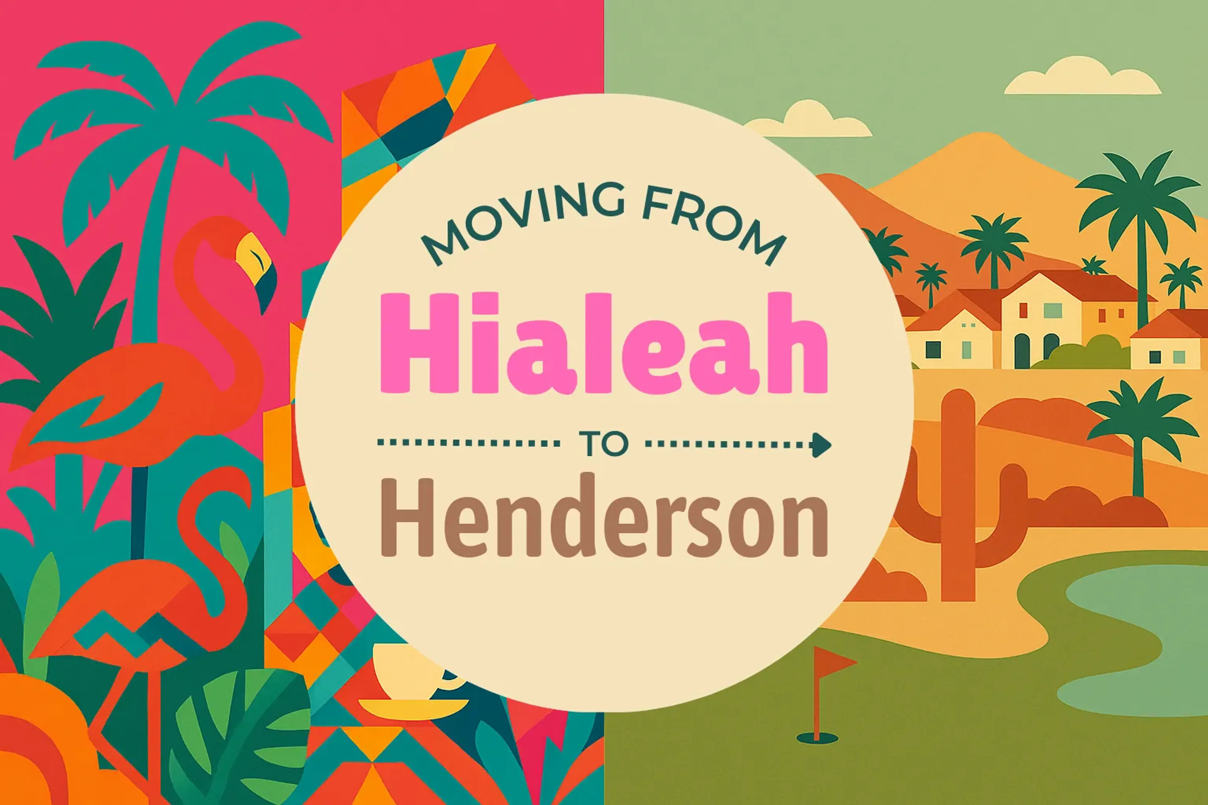 Side-by-side comparison of Hialeah to Henderson moving companies