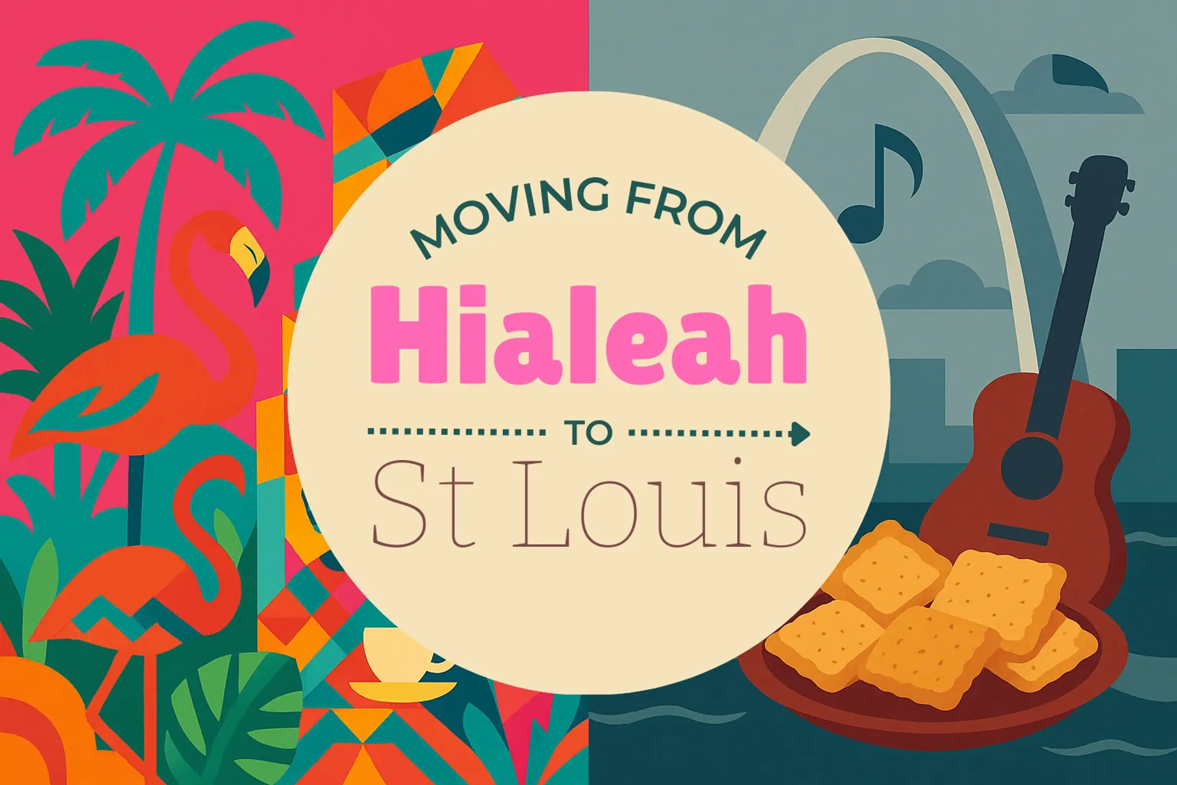 Side-by-side comparison of Hialeah to St. Louis moving companies