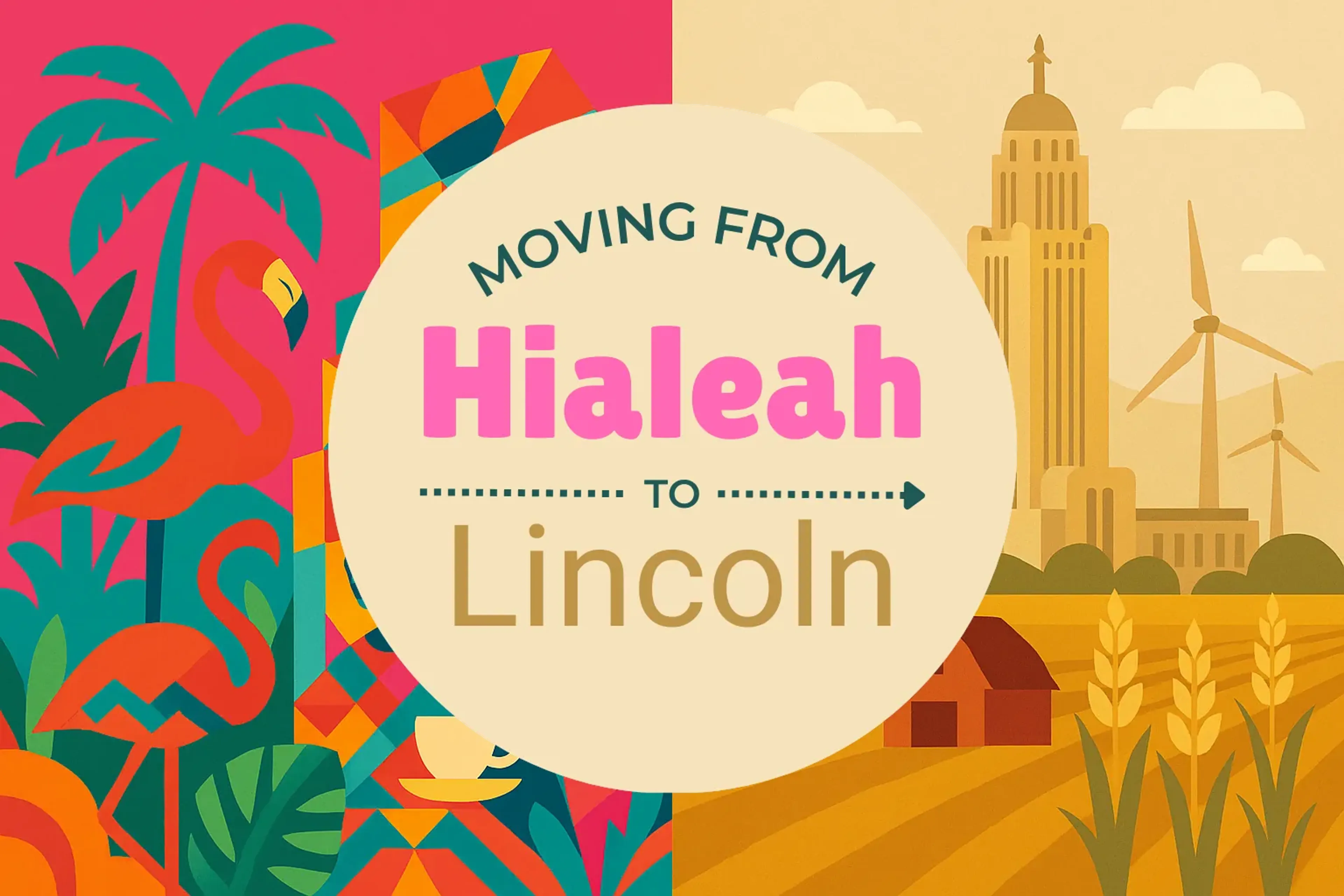 Side-by-side comparison of Hialeah to Lincoln moving companies