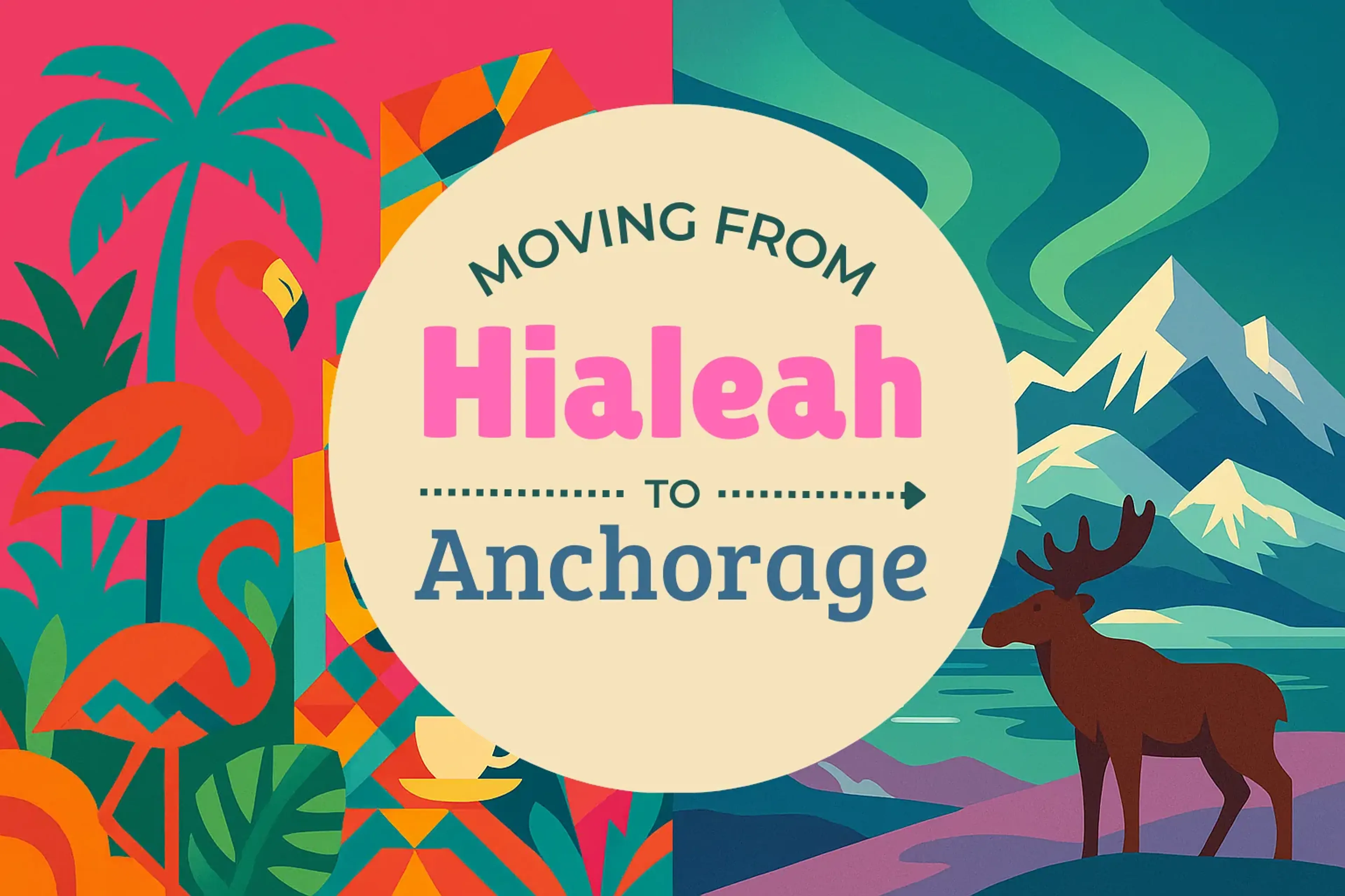 Side-by-side comparison of Hialeah to Anchorage moving companies