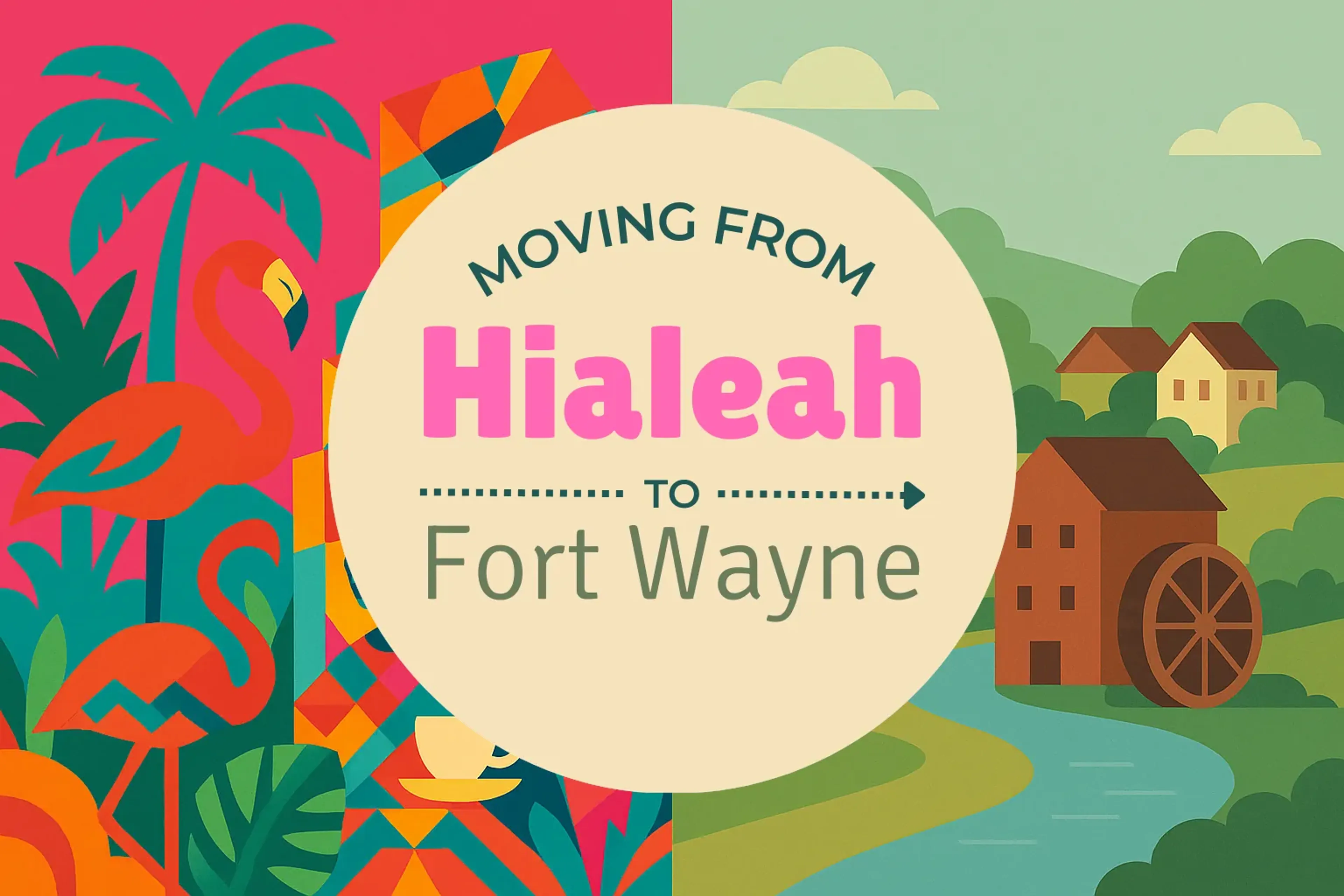 Side-by-side comparison of Hialeah to Fort Wayne moving companies