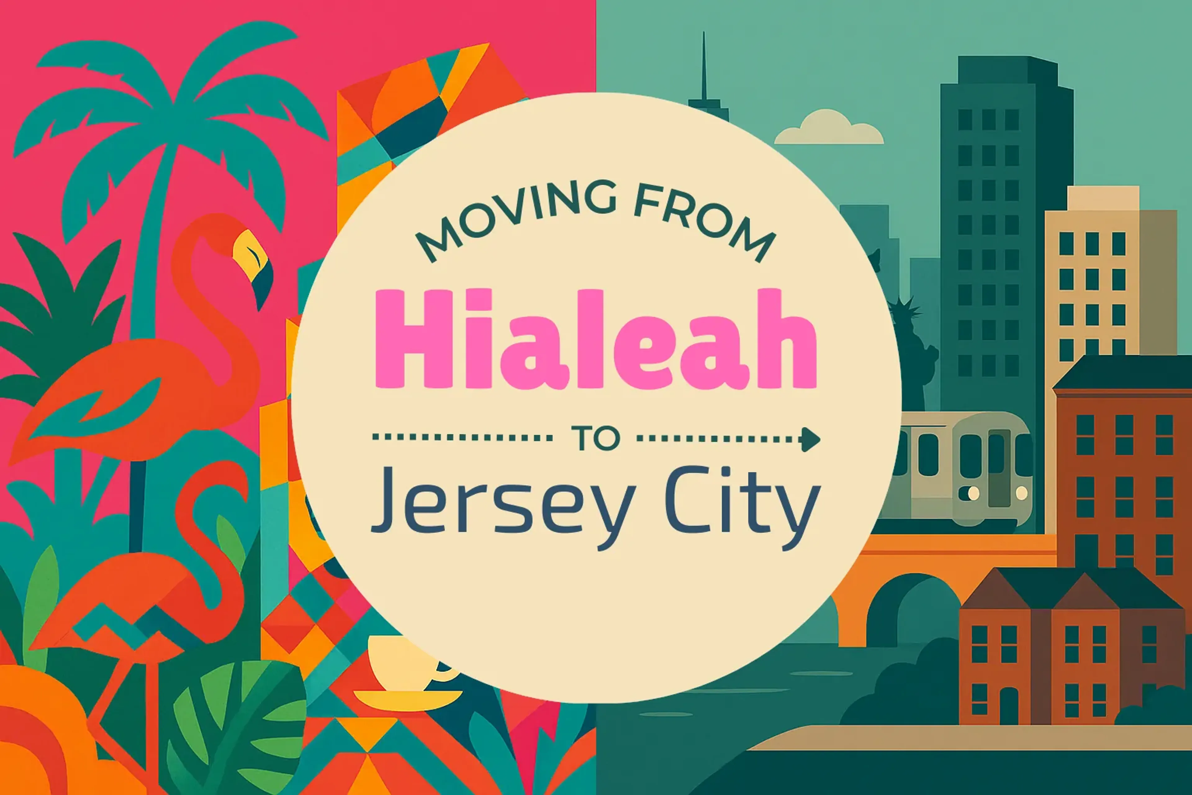 Side-by-side comparison of Hialeah to Jersey City moving companies