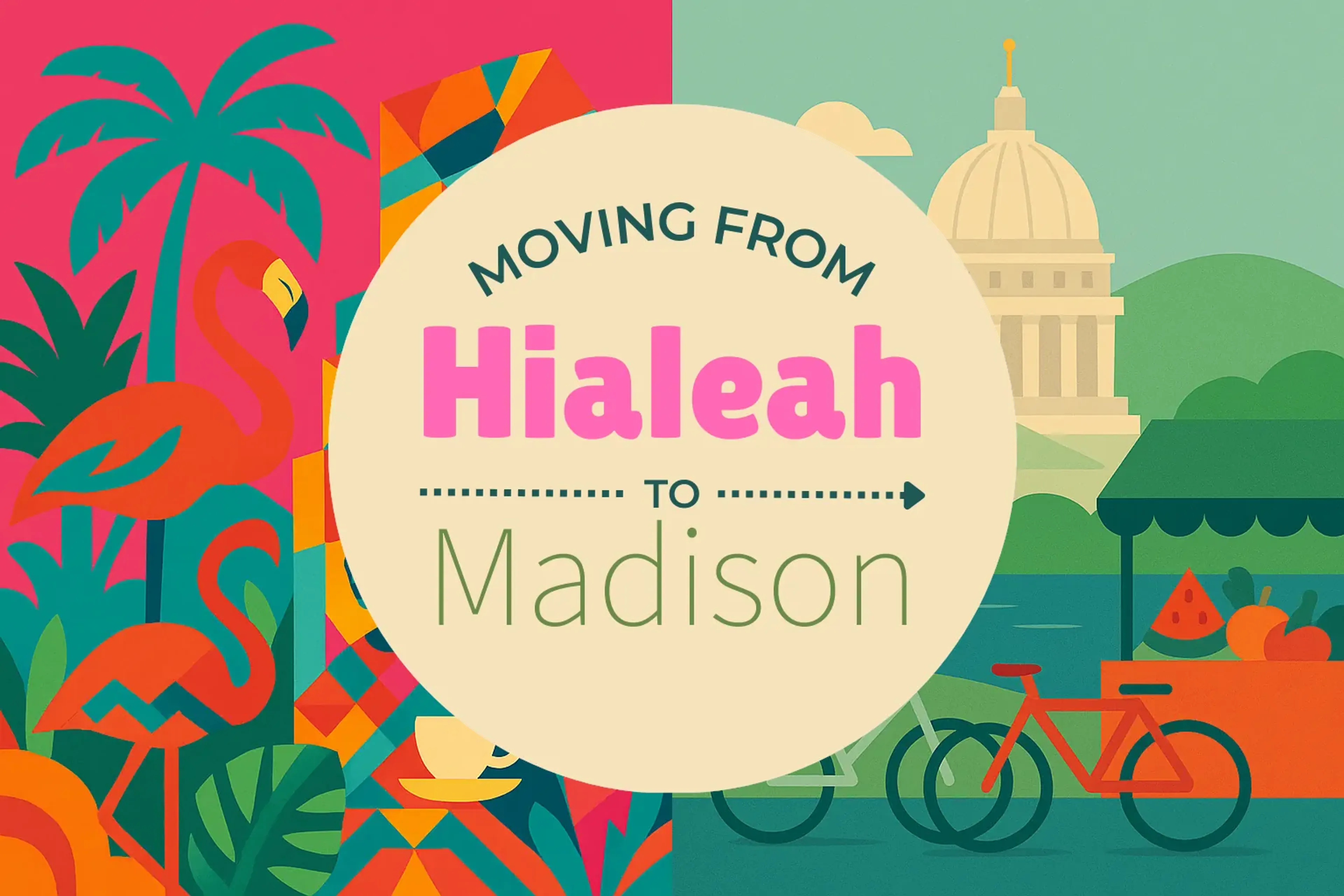Side-by-side comparison of Hialeah to Madison moving companies