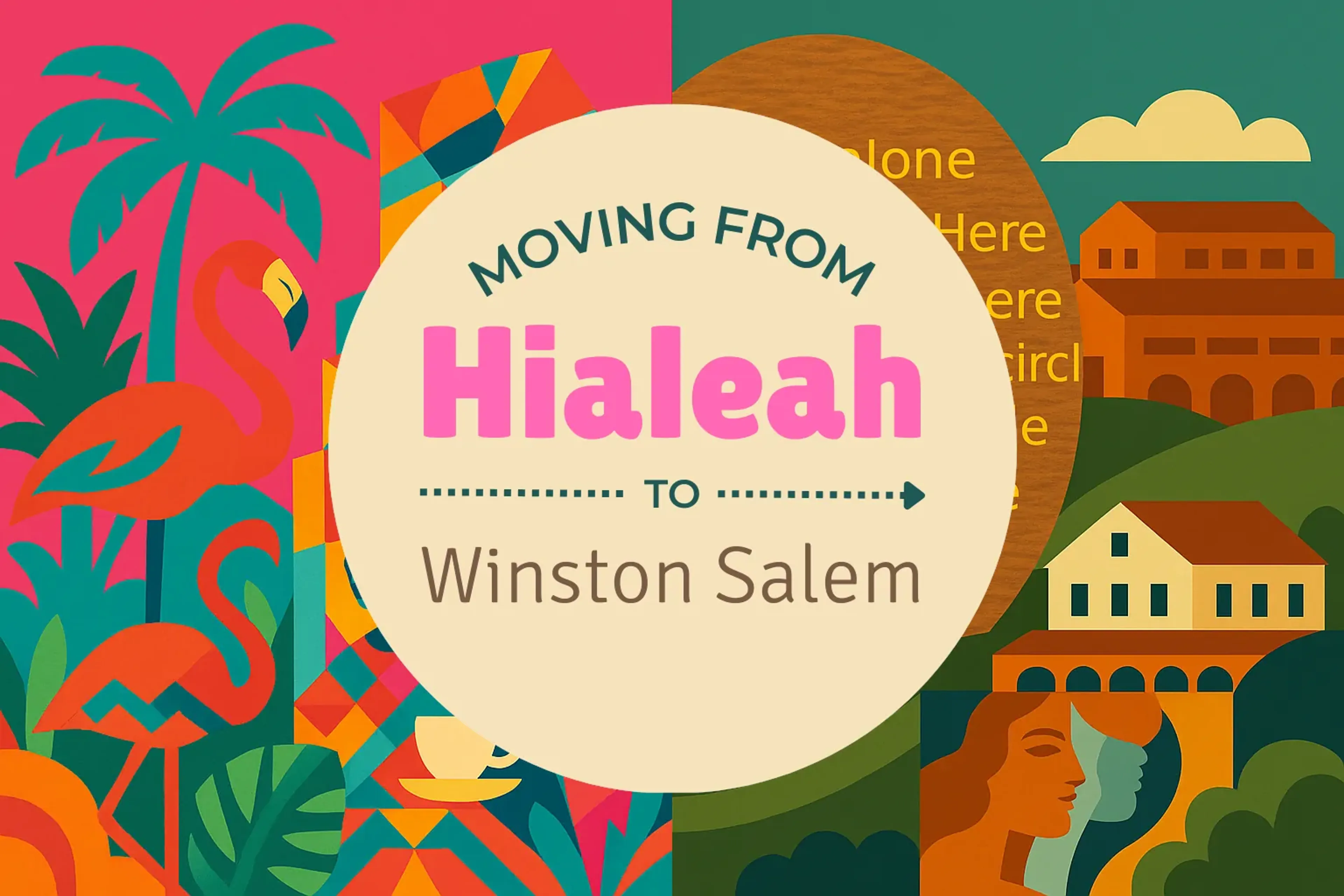 Side-by-side comparison of Hialeah to Winston Salem moving companies