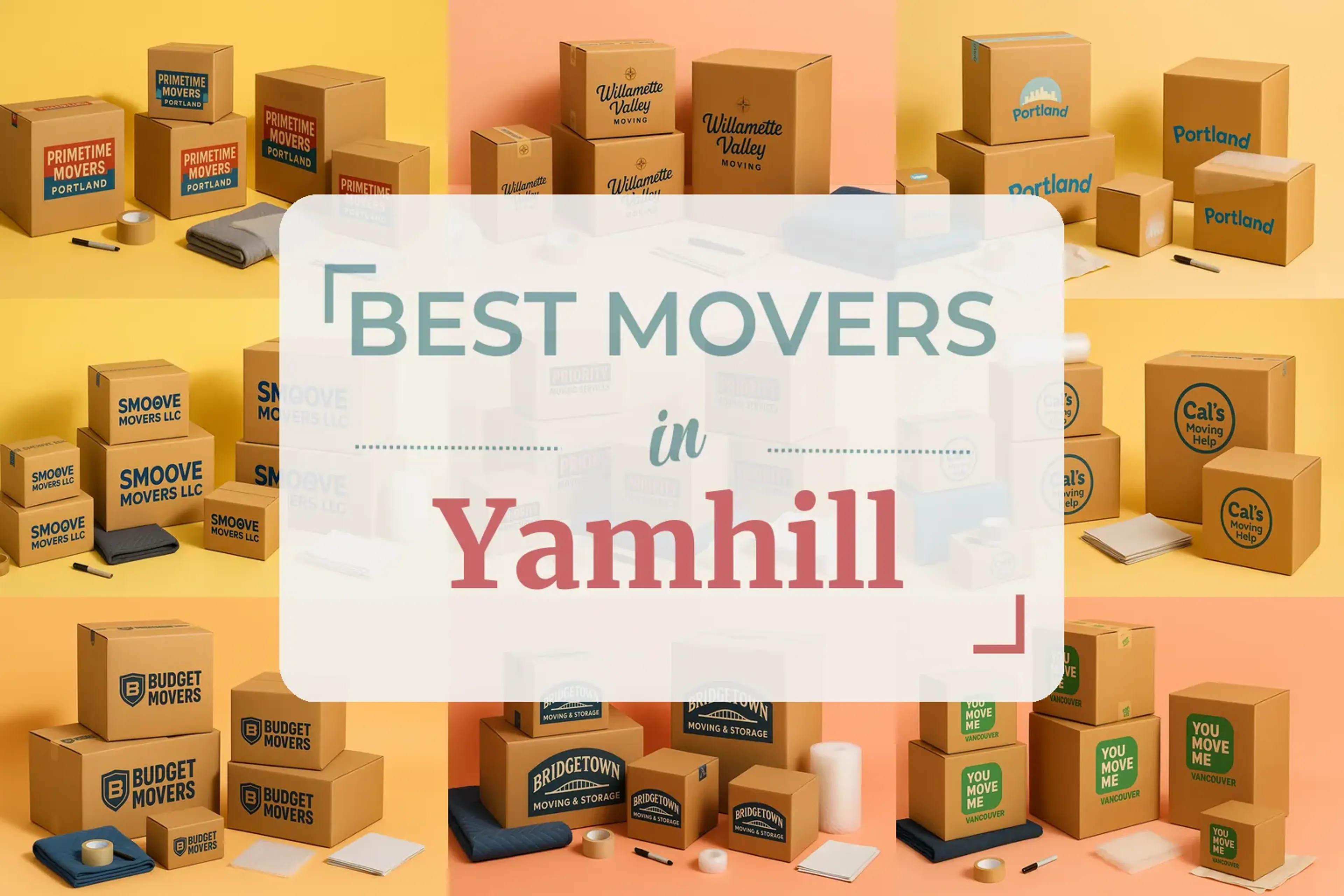 Side-by-side comparison of Yamhill moving companies