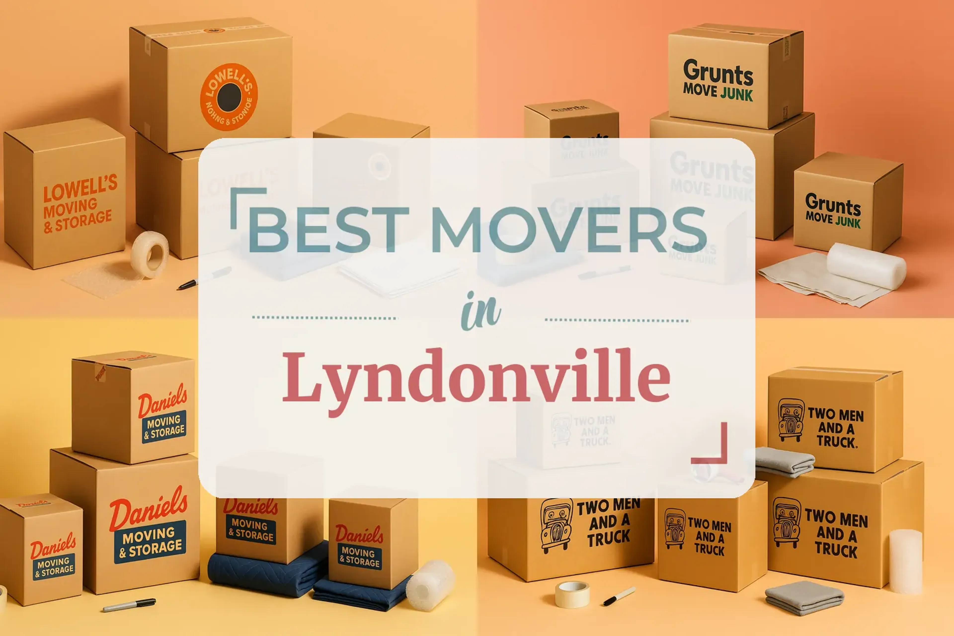Side-by-side comparison of Lyndonville moving companies