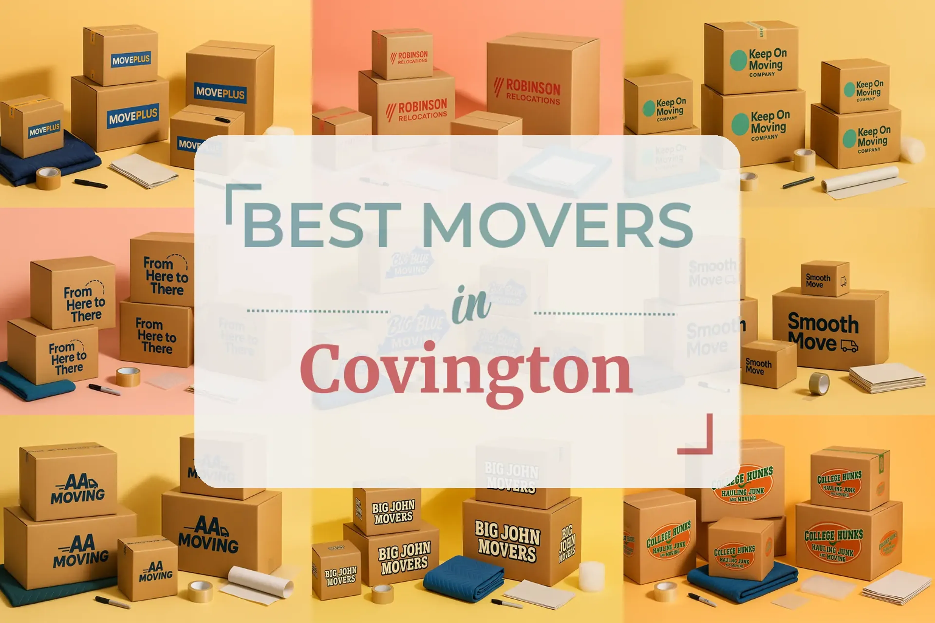 Side-by-side comparison of Covington moving companies
