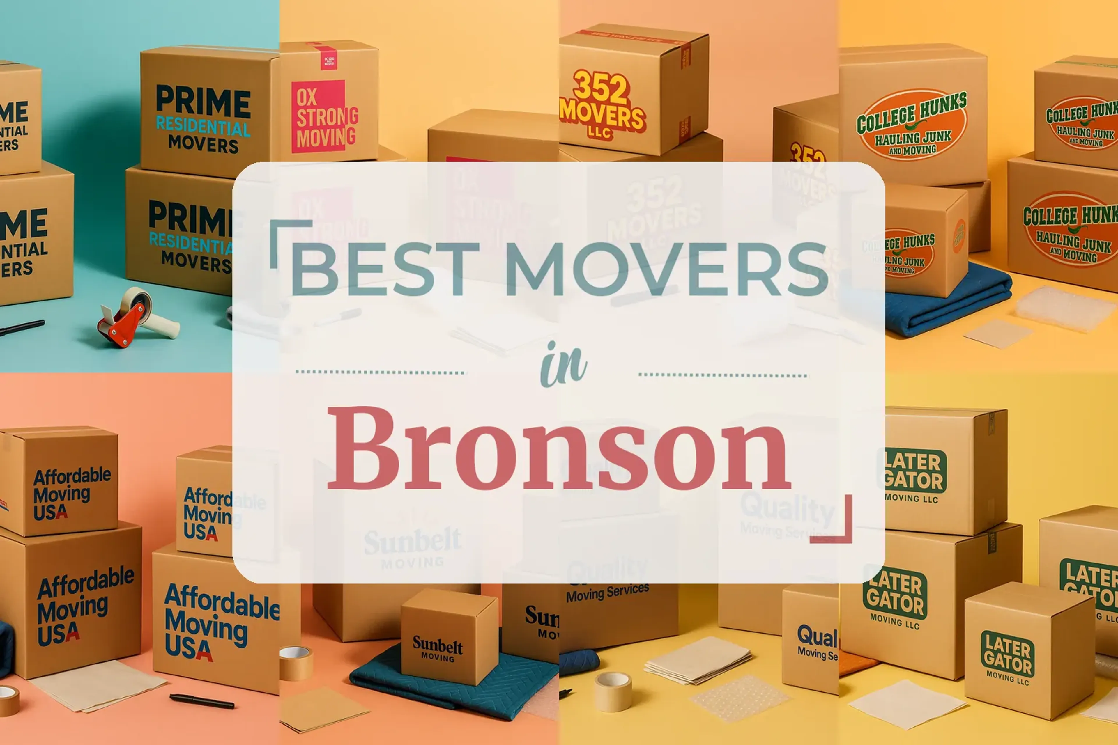 Side-by-side comparison of Bronson moving companies