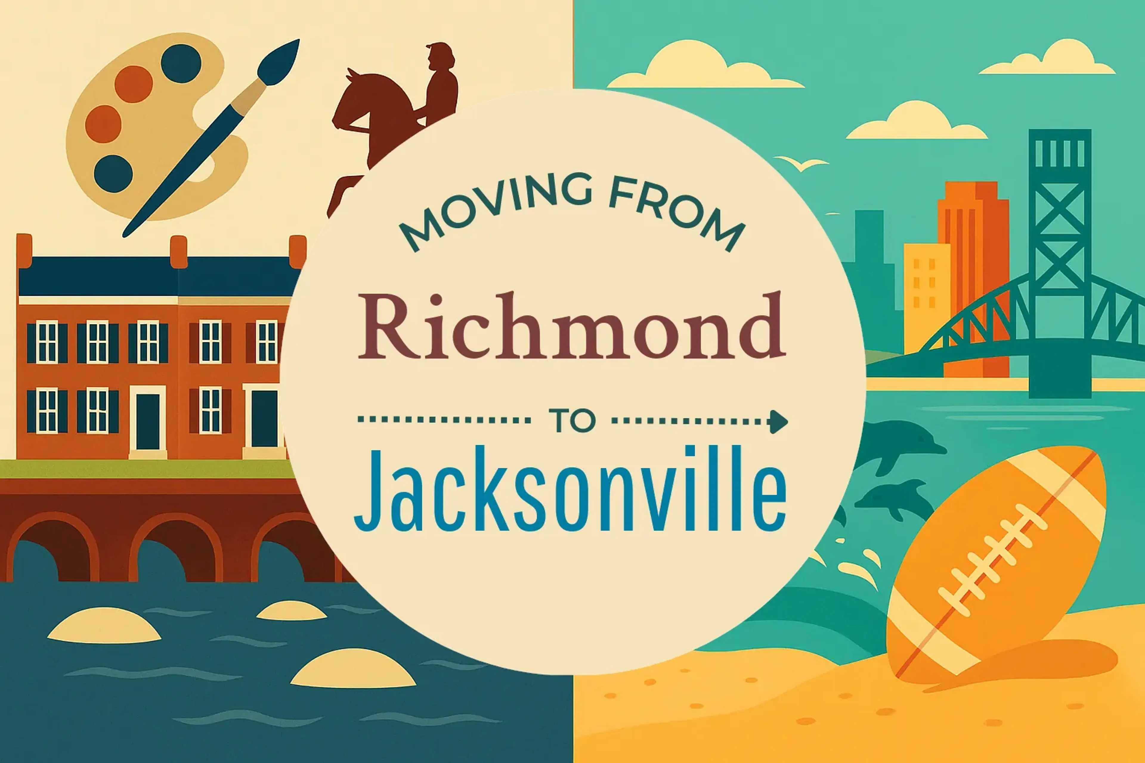Side-by-side comparison of Richmond to Jacksonville moving companies