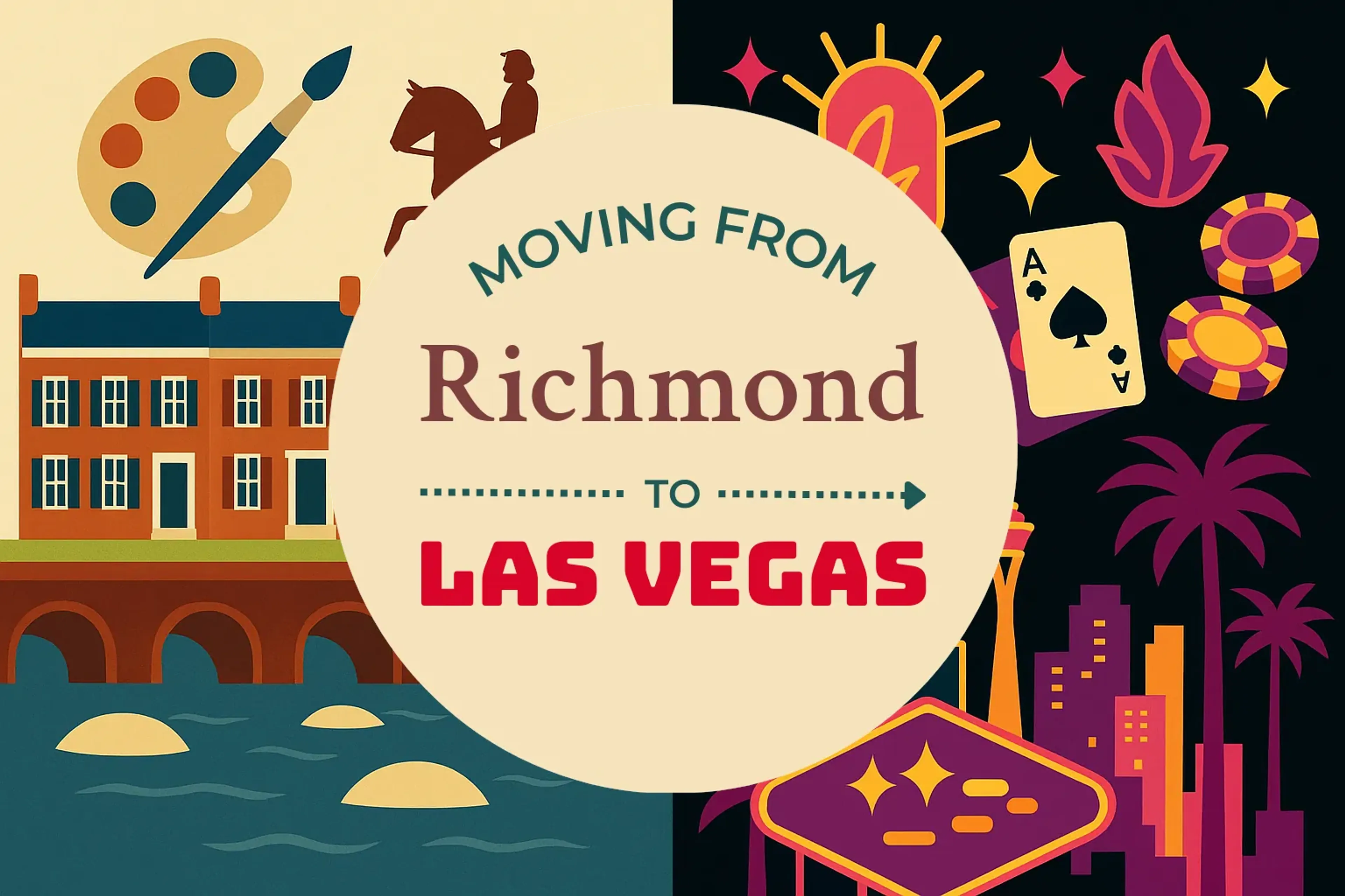 Side-by-side comparison of Richmond to Las Vegas moving companies
