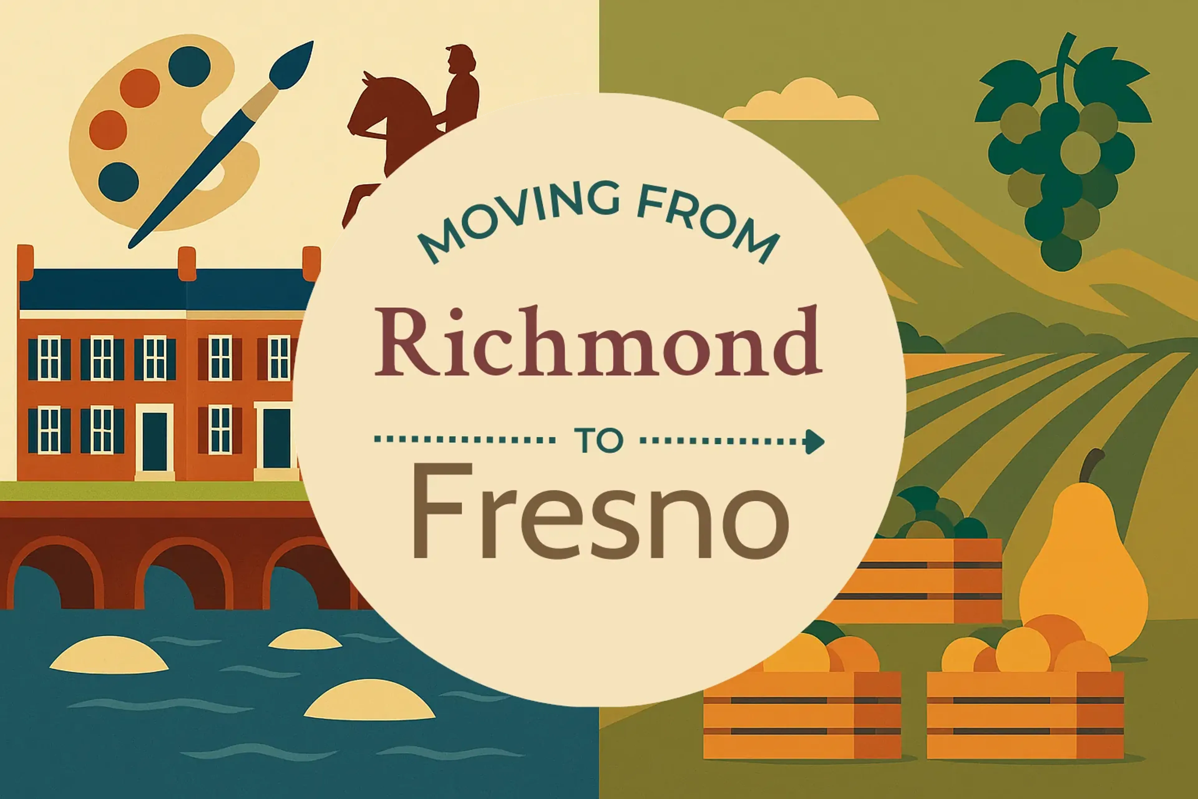Side-by-side comparison of Richmond to Fresno moving companies