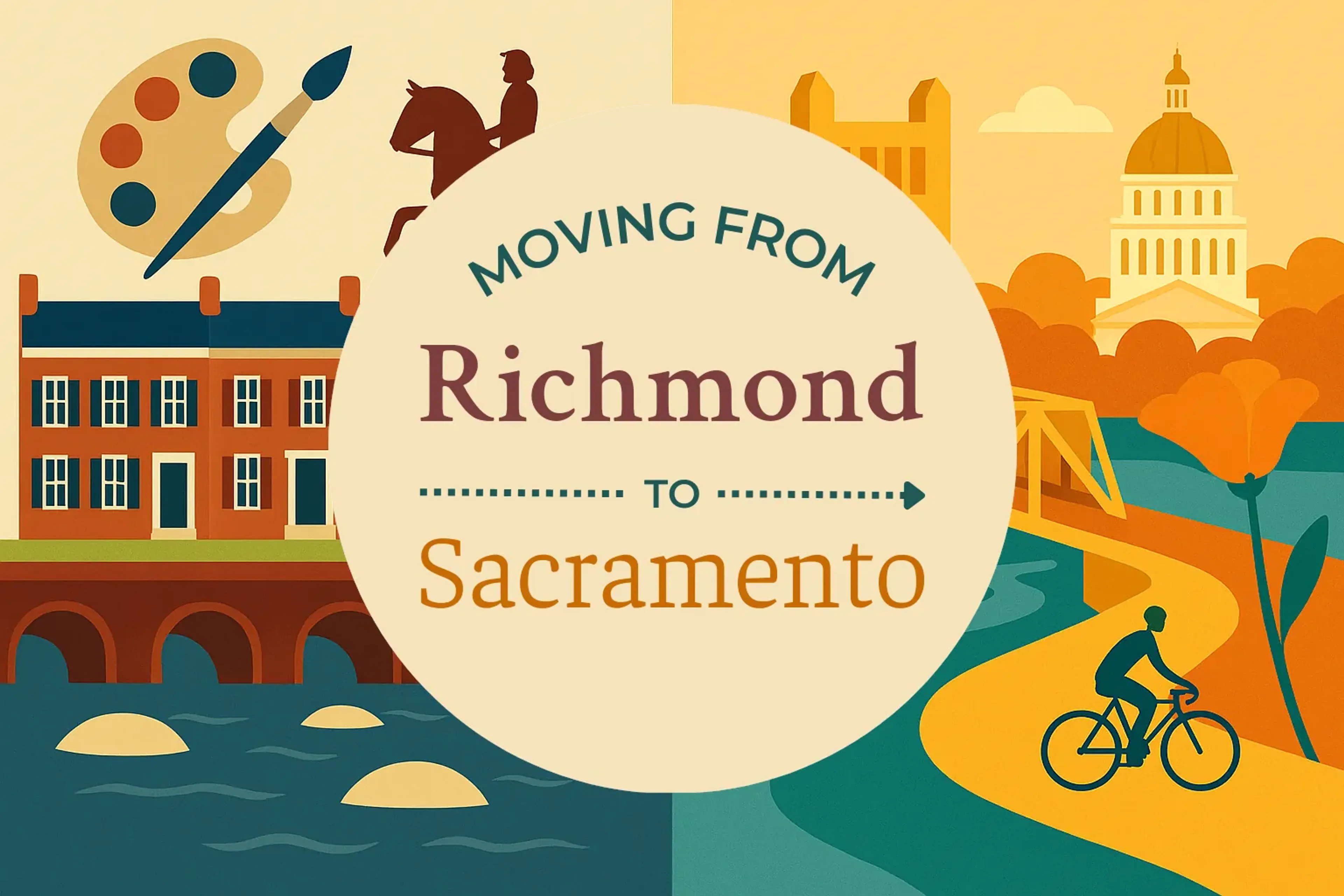 Side-by-side comparison of Richmond to Sacramento moving companies