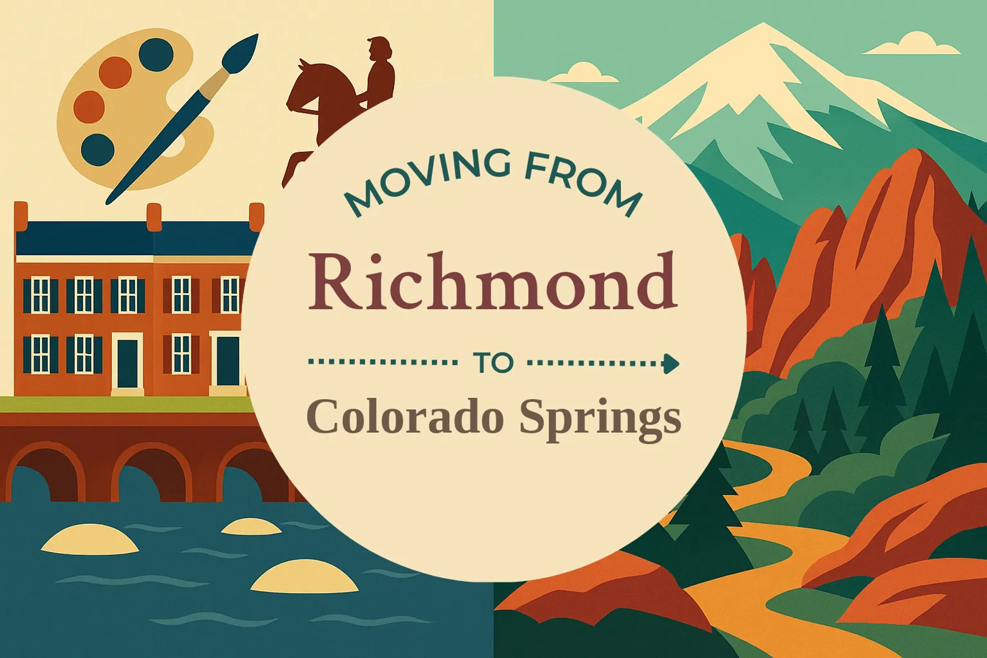 Side-by-side comparison of Richmond to Colorado Springs moving companies