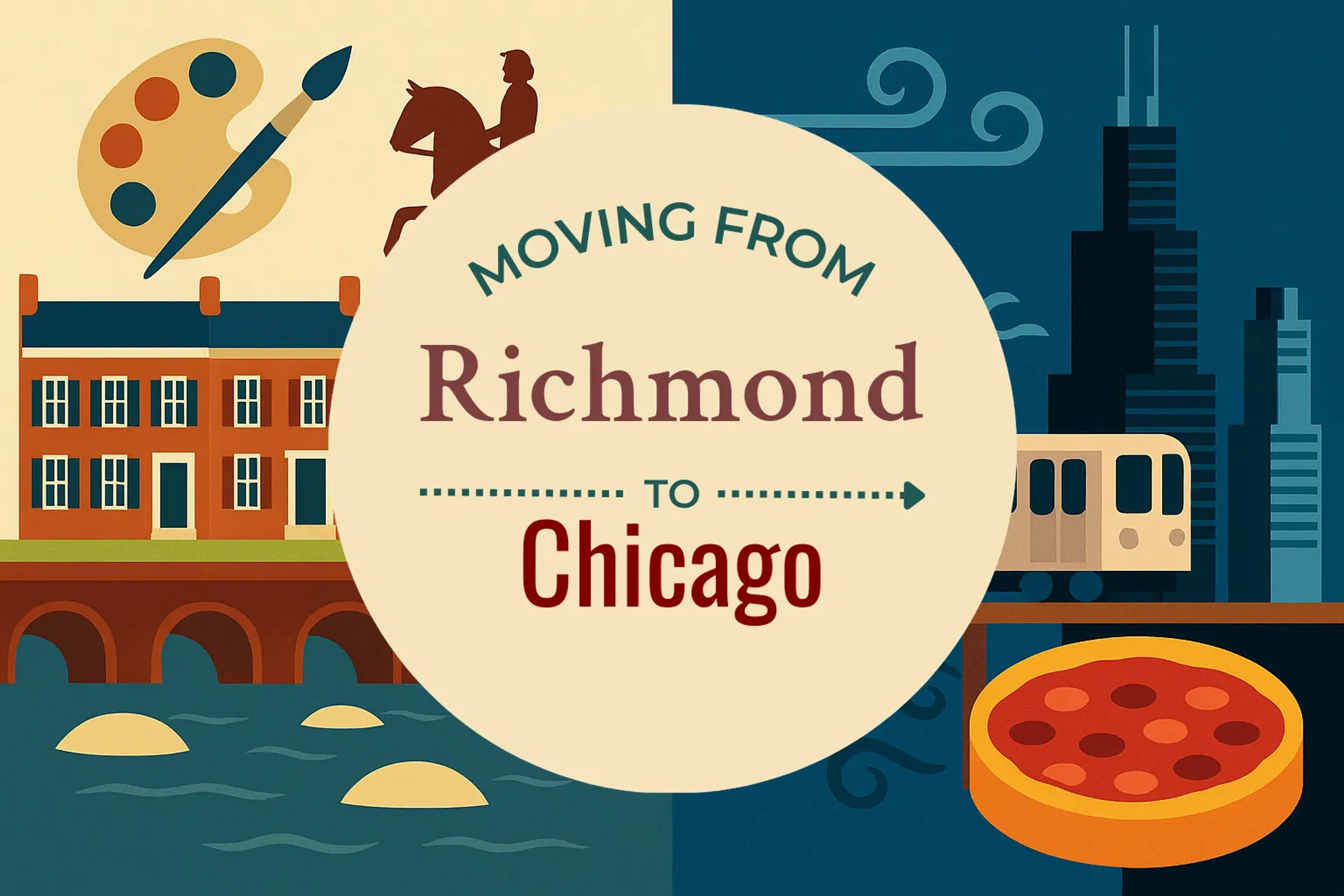 Side-by-side comparison of Richmond to Chicago moving companies