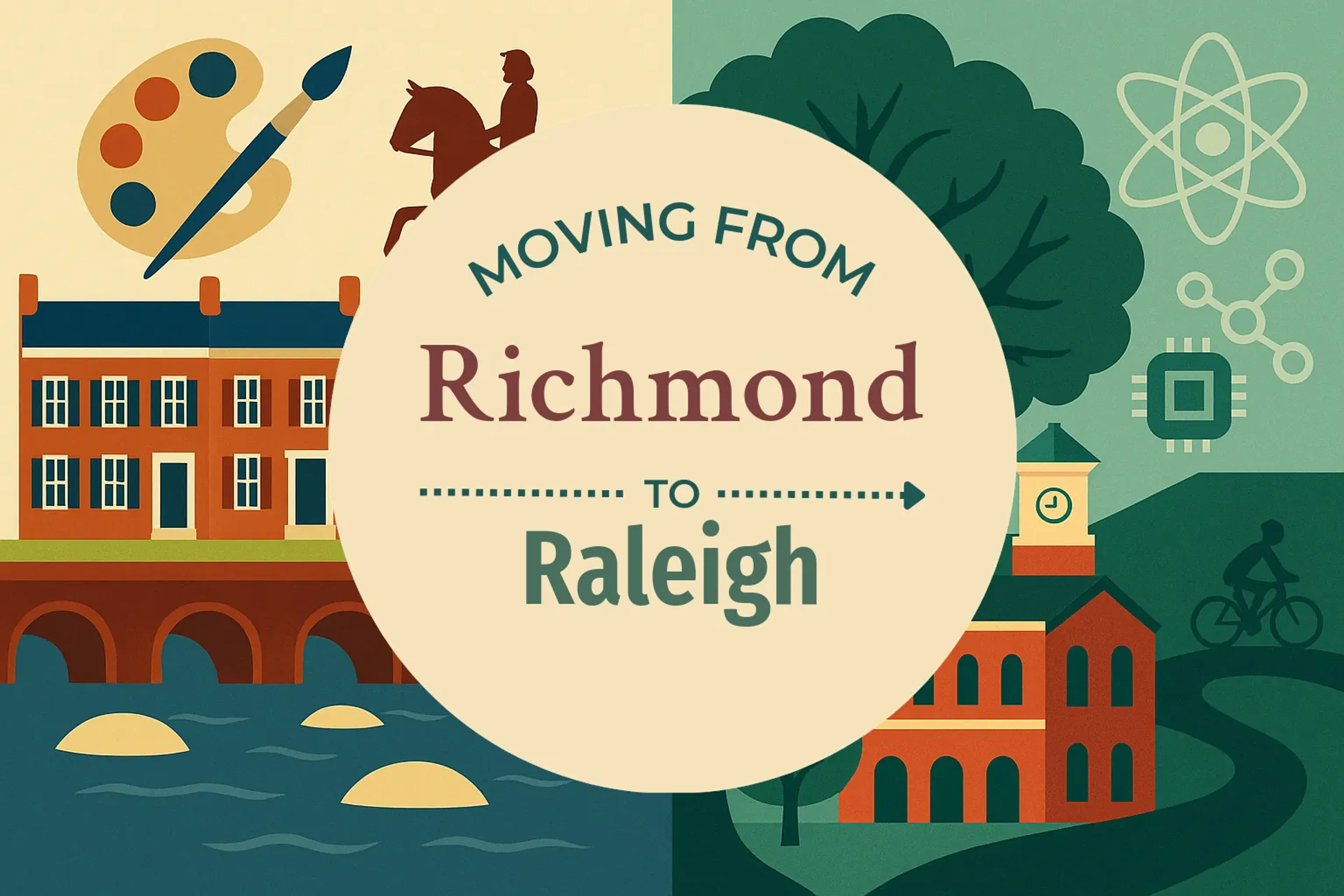 Side-by-side comparison of Richmond to Raleigh moving companies