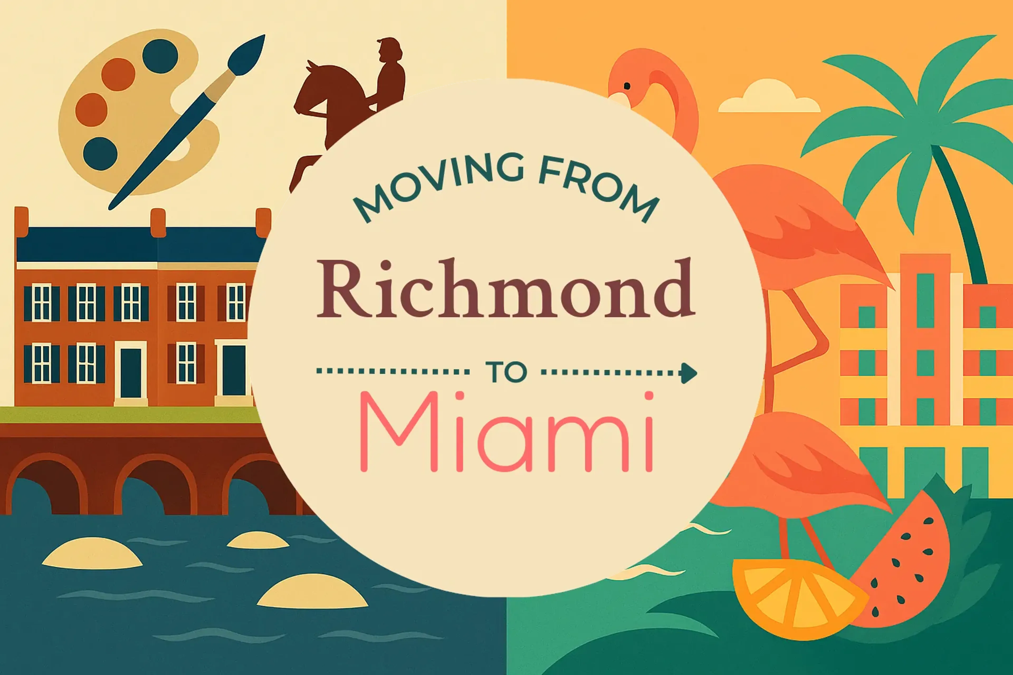 Side-by-side comparison of Richmond to Miami moving companies