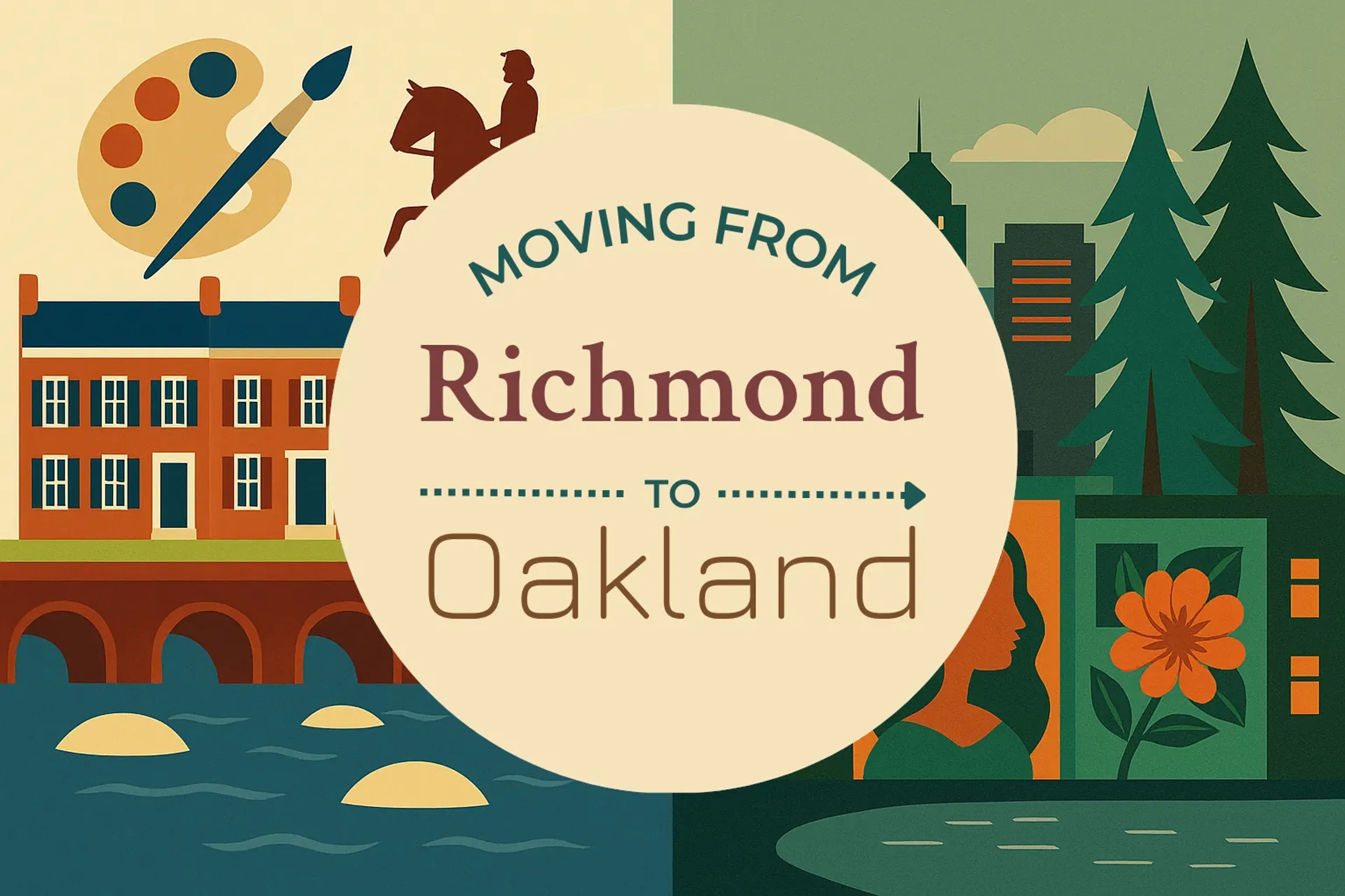 Side-by-side comparison of Richmond to Oakland moving companies