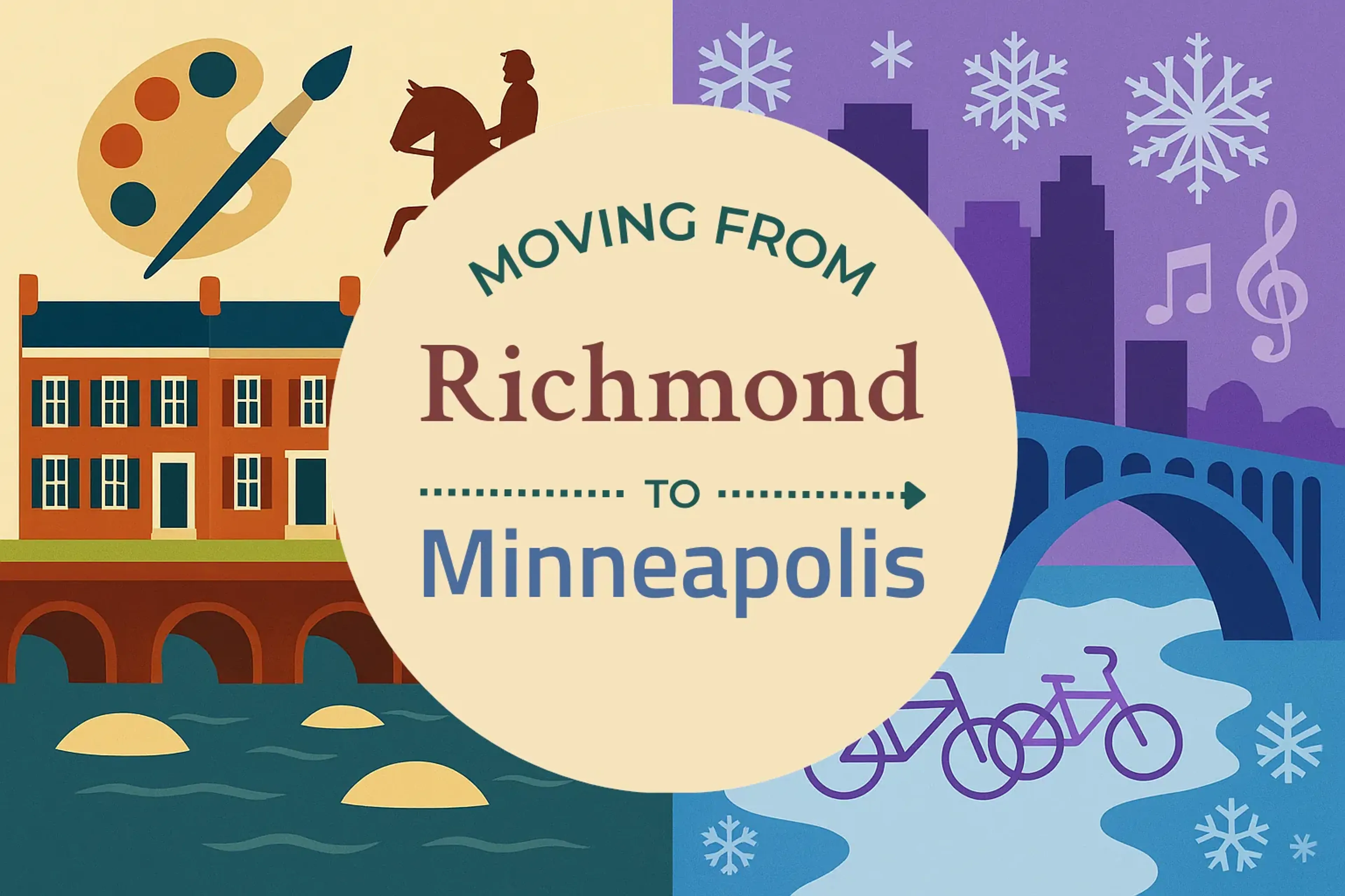 Side-by-side comparison of Richmond to Minneapolis moving companies