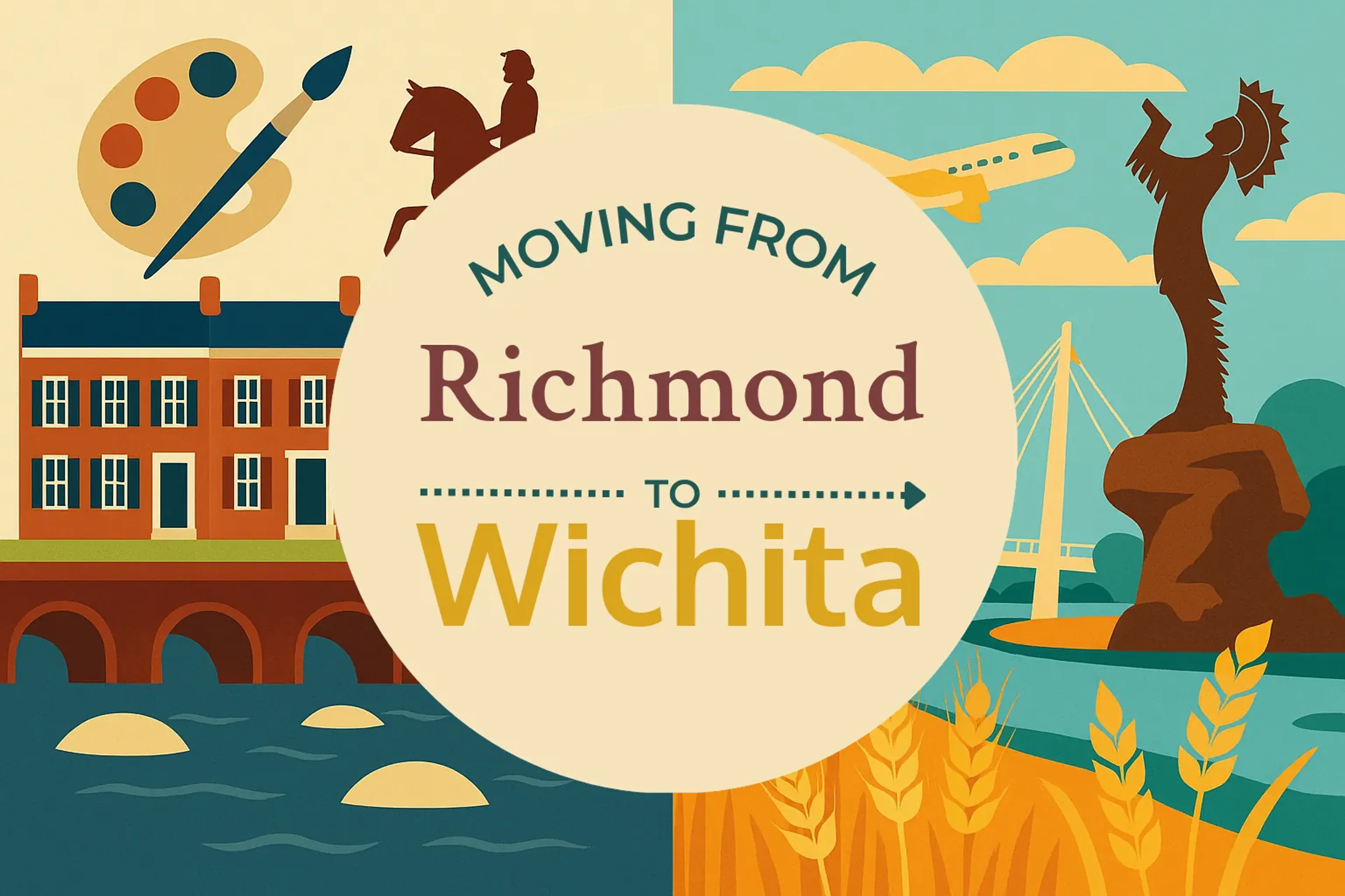 Side-by-side comparison of Richmond to Wichita moving companies