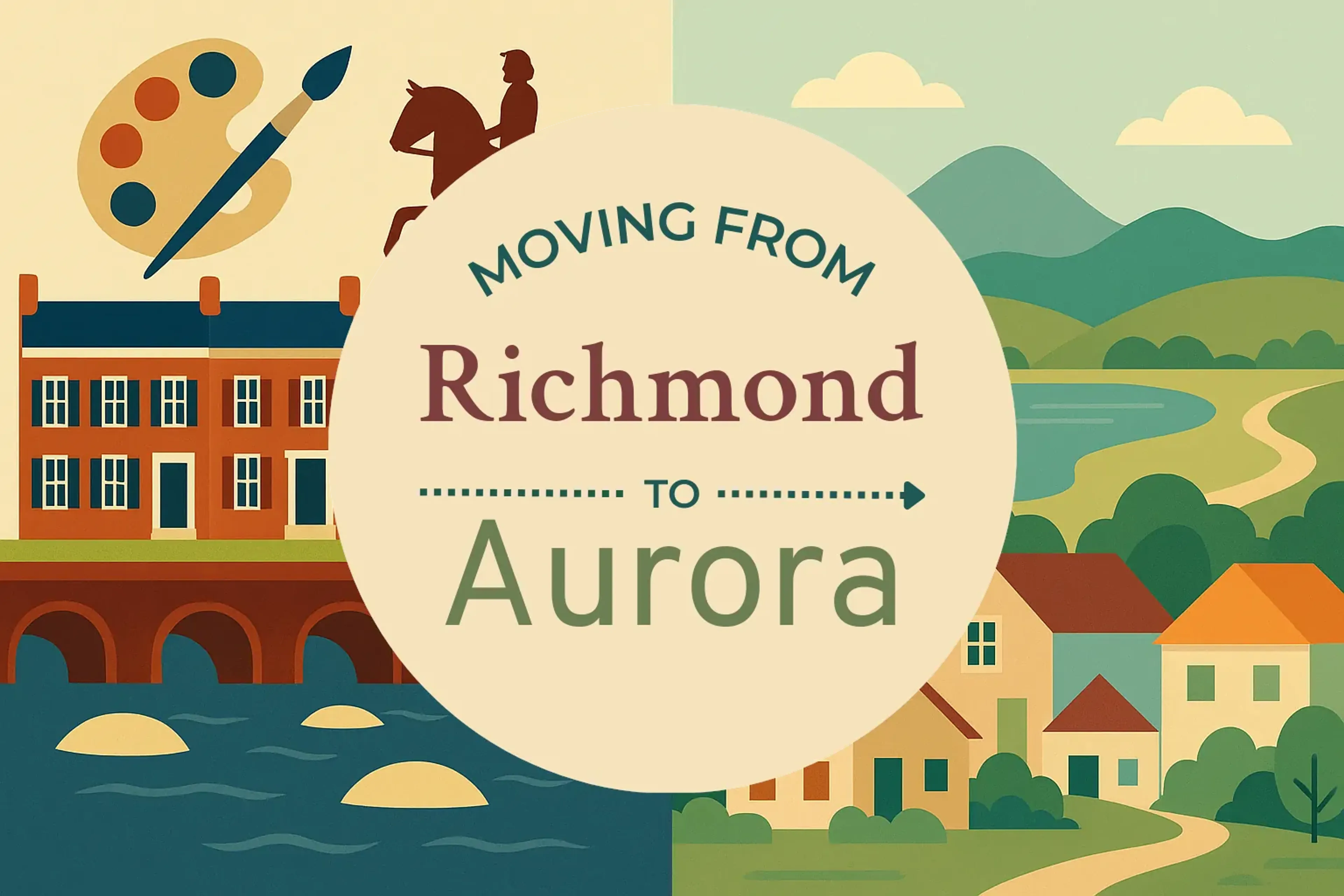Side-by-side comparison of Richmond to Aurora moving companies