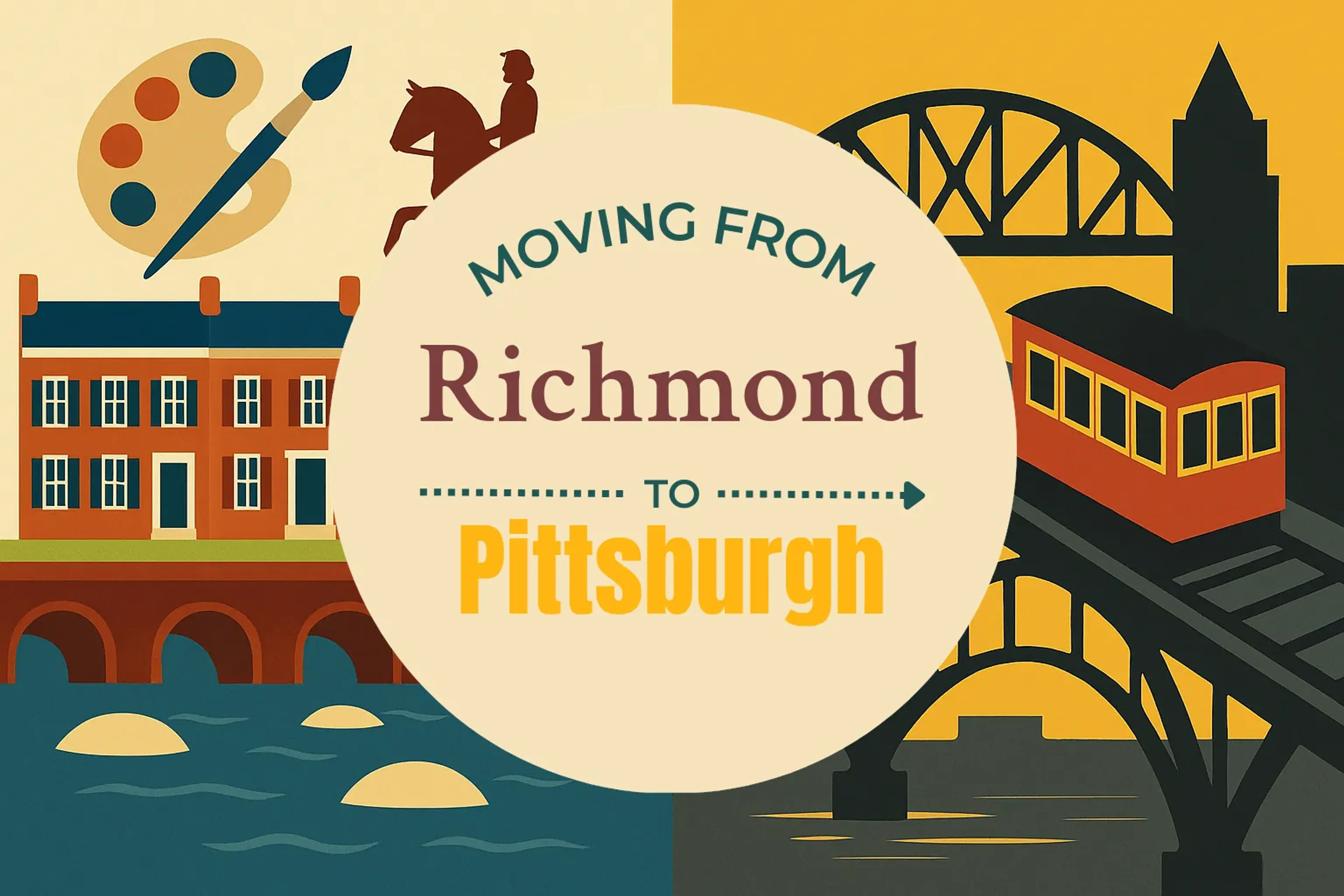 Side-by-side comparison of Richmond to Pittsburgh moving companies