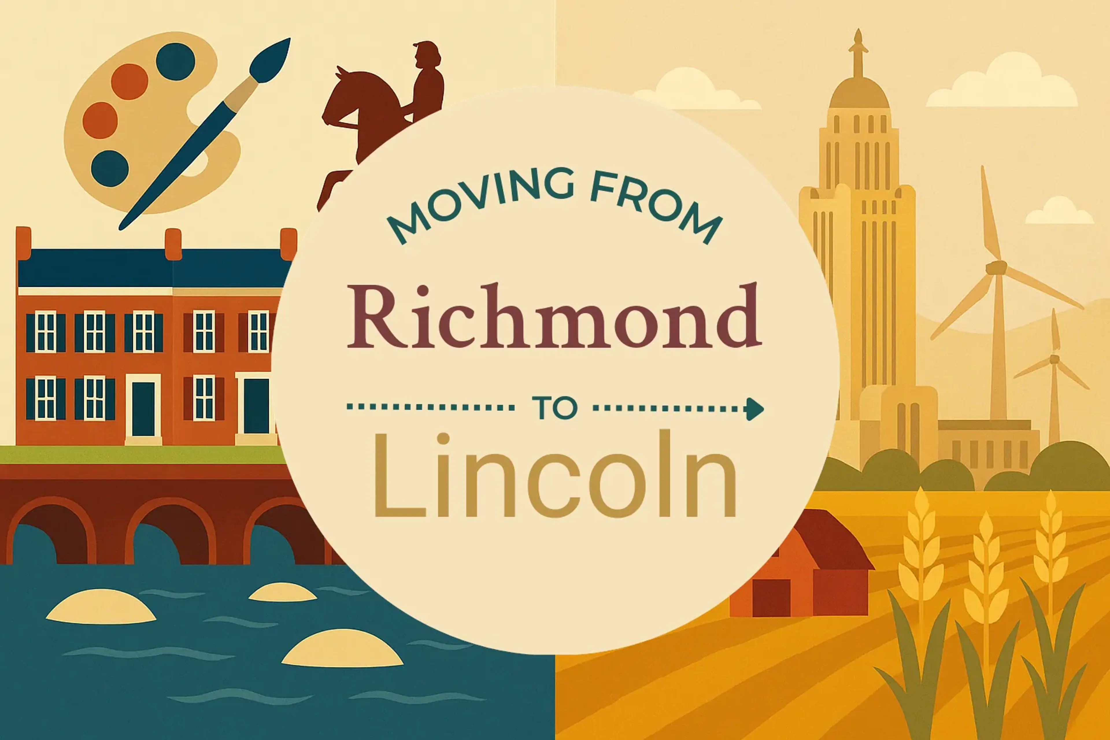 Side-by-side comparison of Richmond to Lincoln moving companies