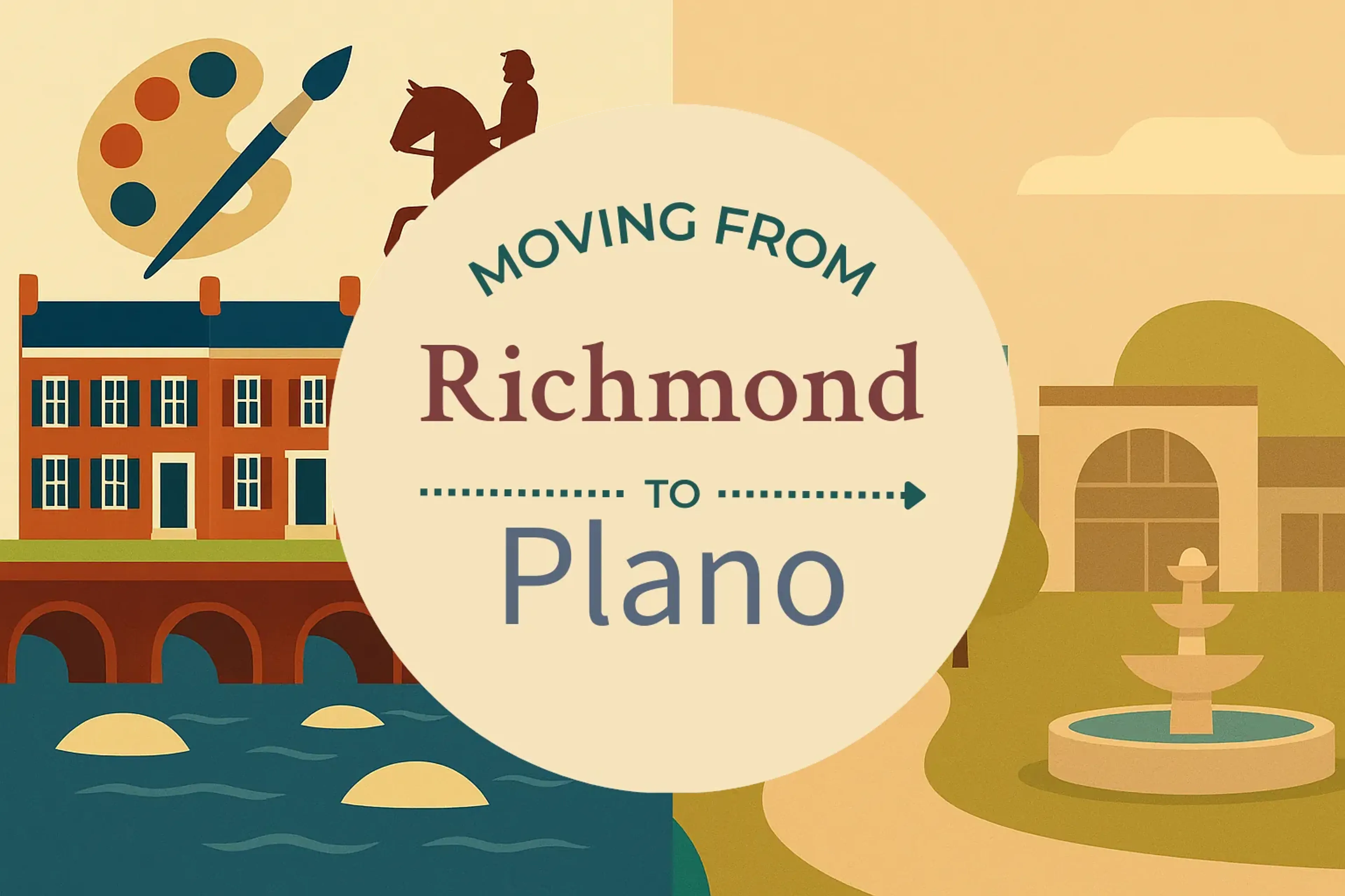 Side-by-side comparison of Richmond to Plano moving companies