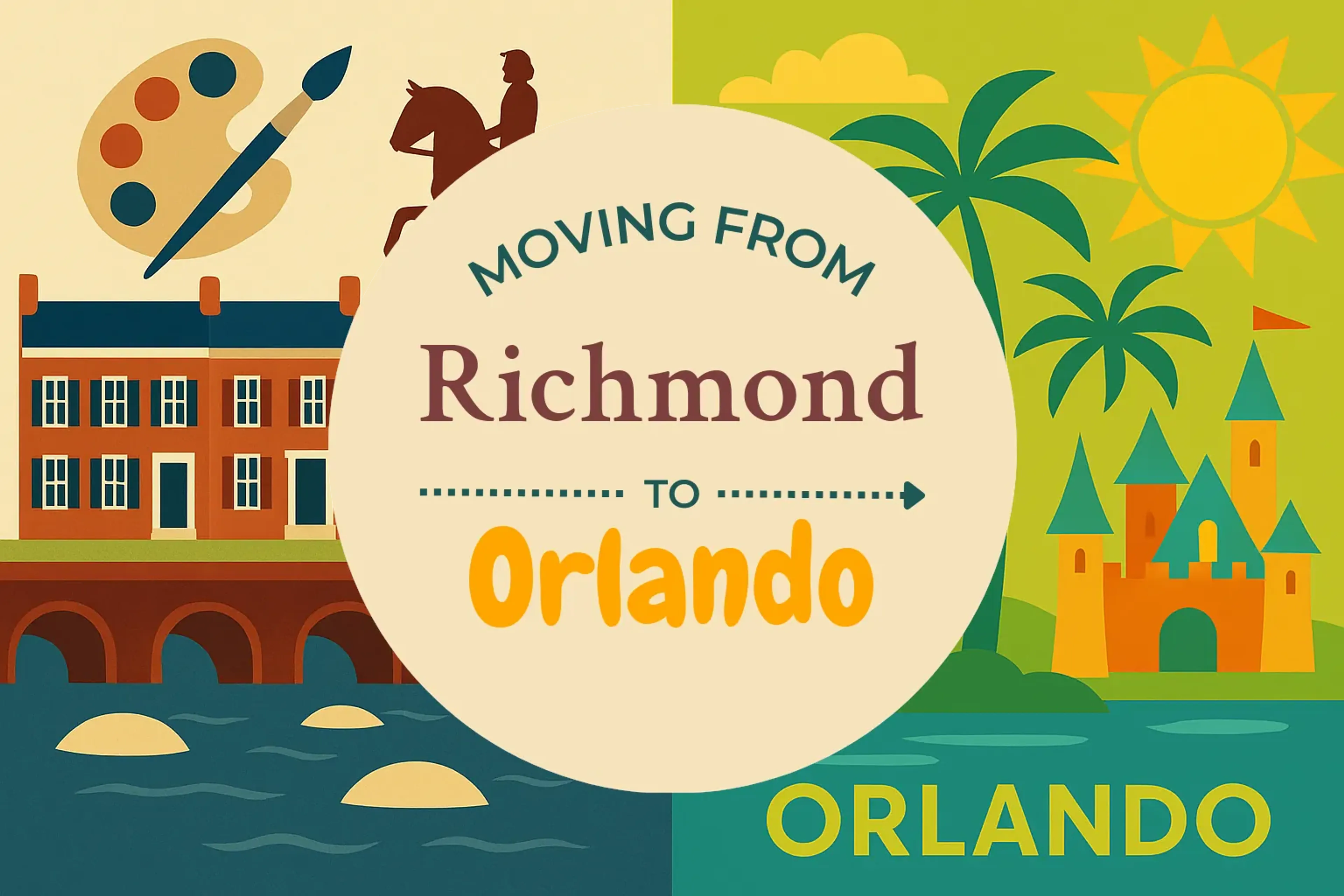 Side-by-side comparison of Richmond to Orlando moving companies