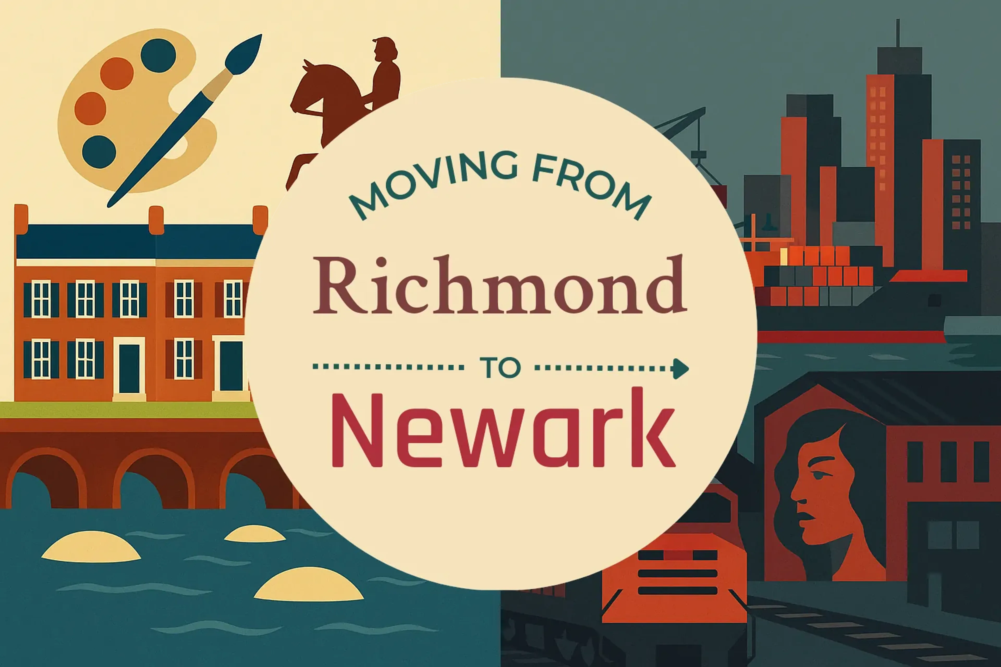 Side-by-side comparison of Richmond to Newark moving companies