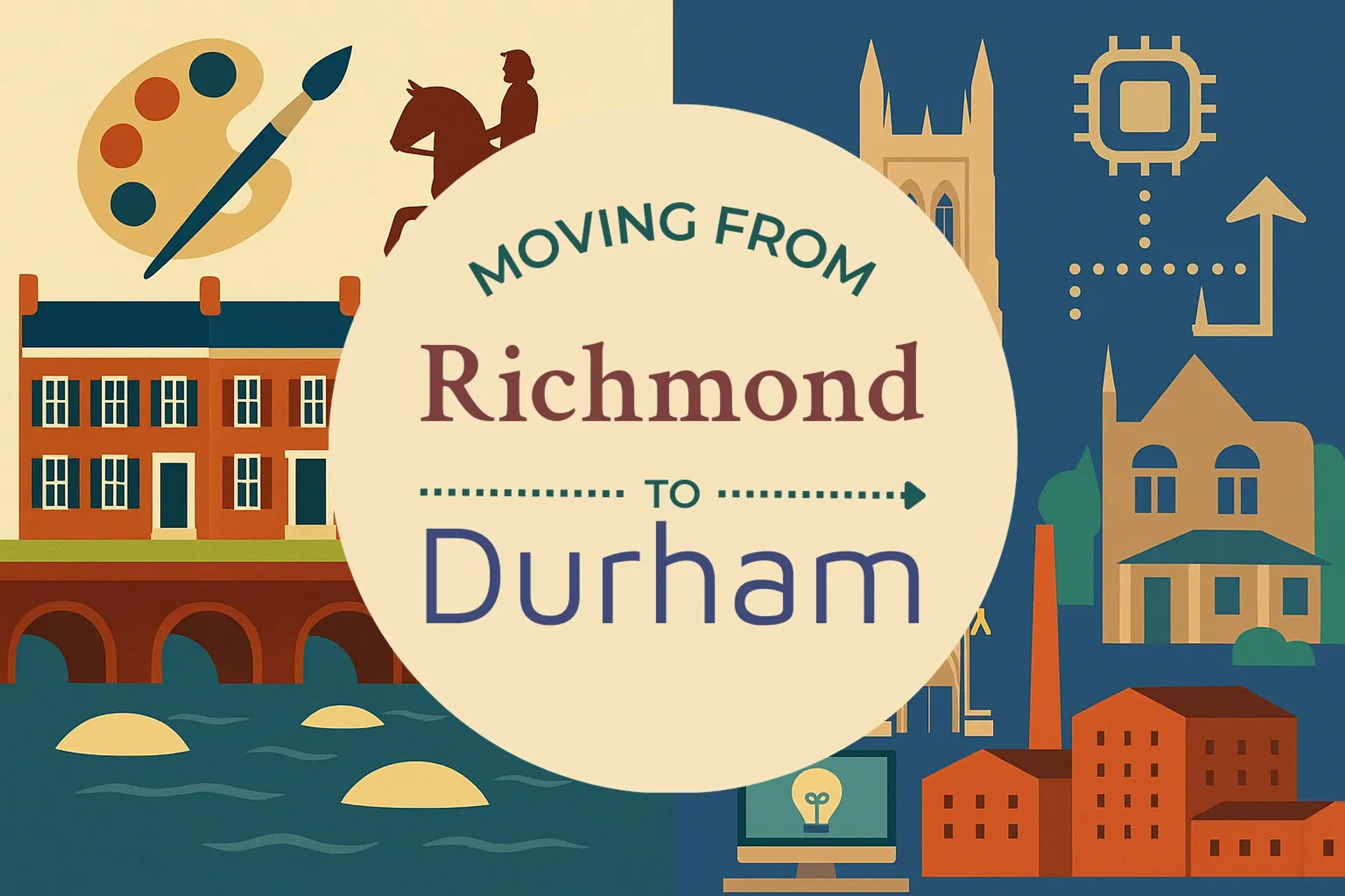 Side-by-side comparison of Richmond to Durham moving companies